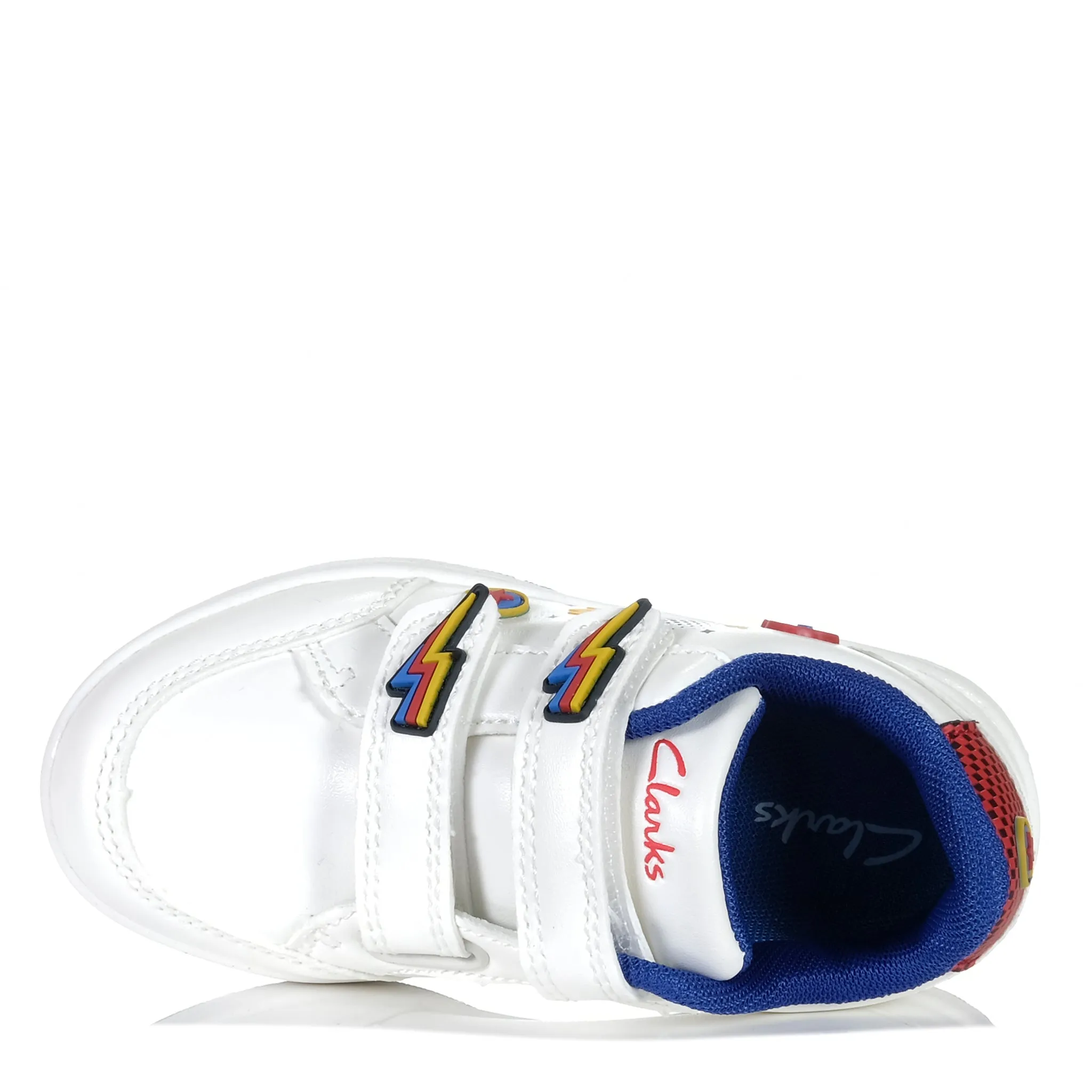 Clarks Dusky White Multi Boosted style