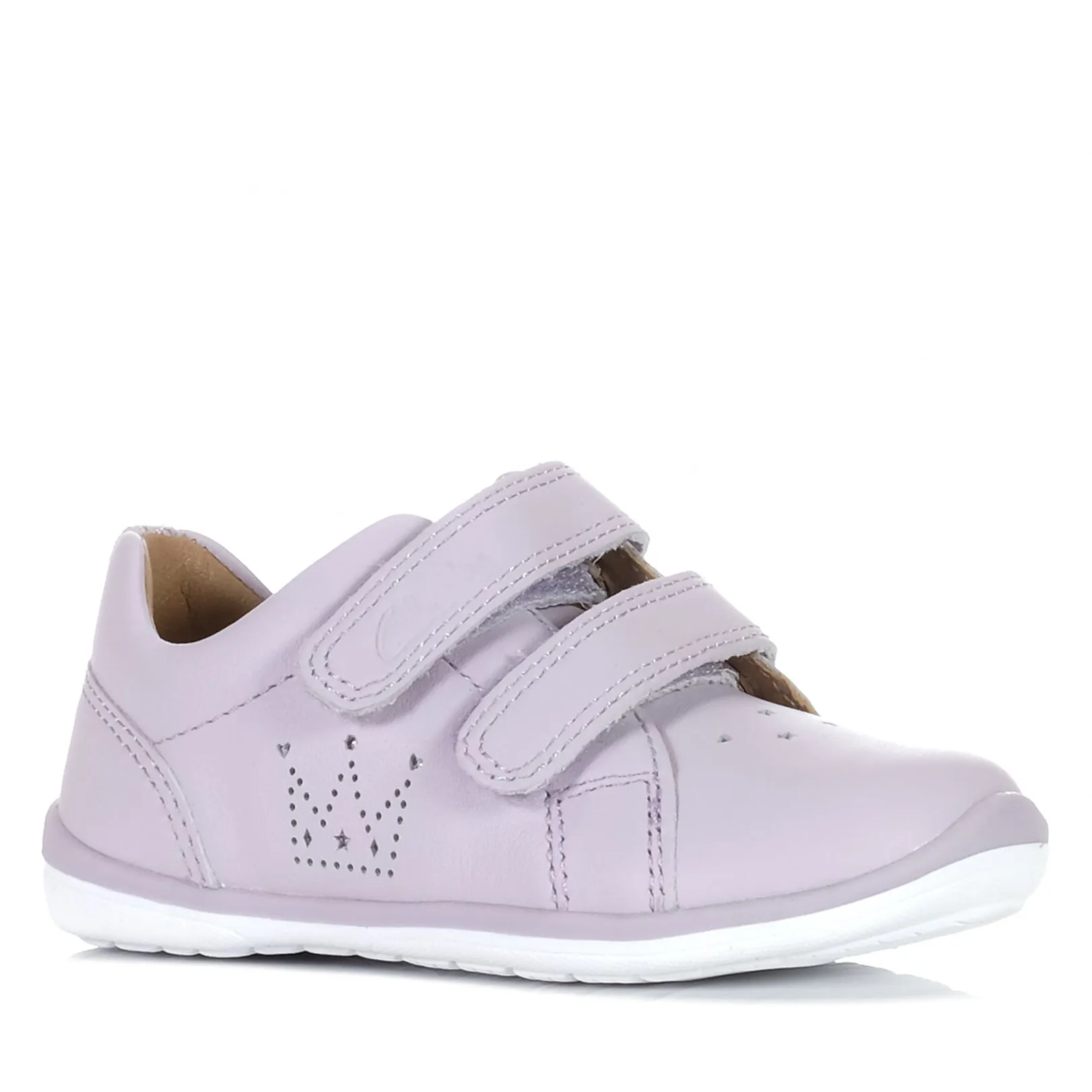 Clarks Macy Lilac E Width Sleek Side Panels
