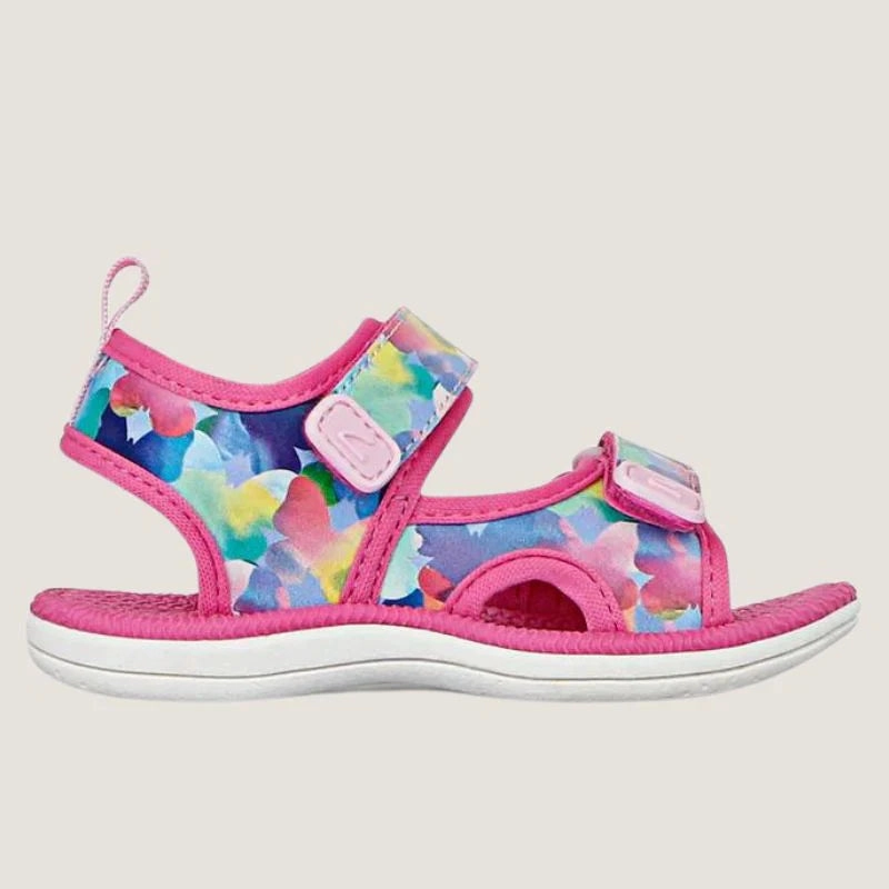 Clarks Florence - Butterflies - Pink Smooth Fit