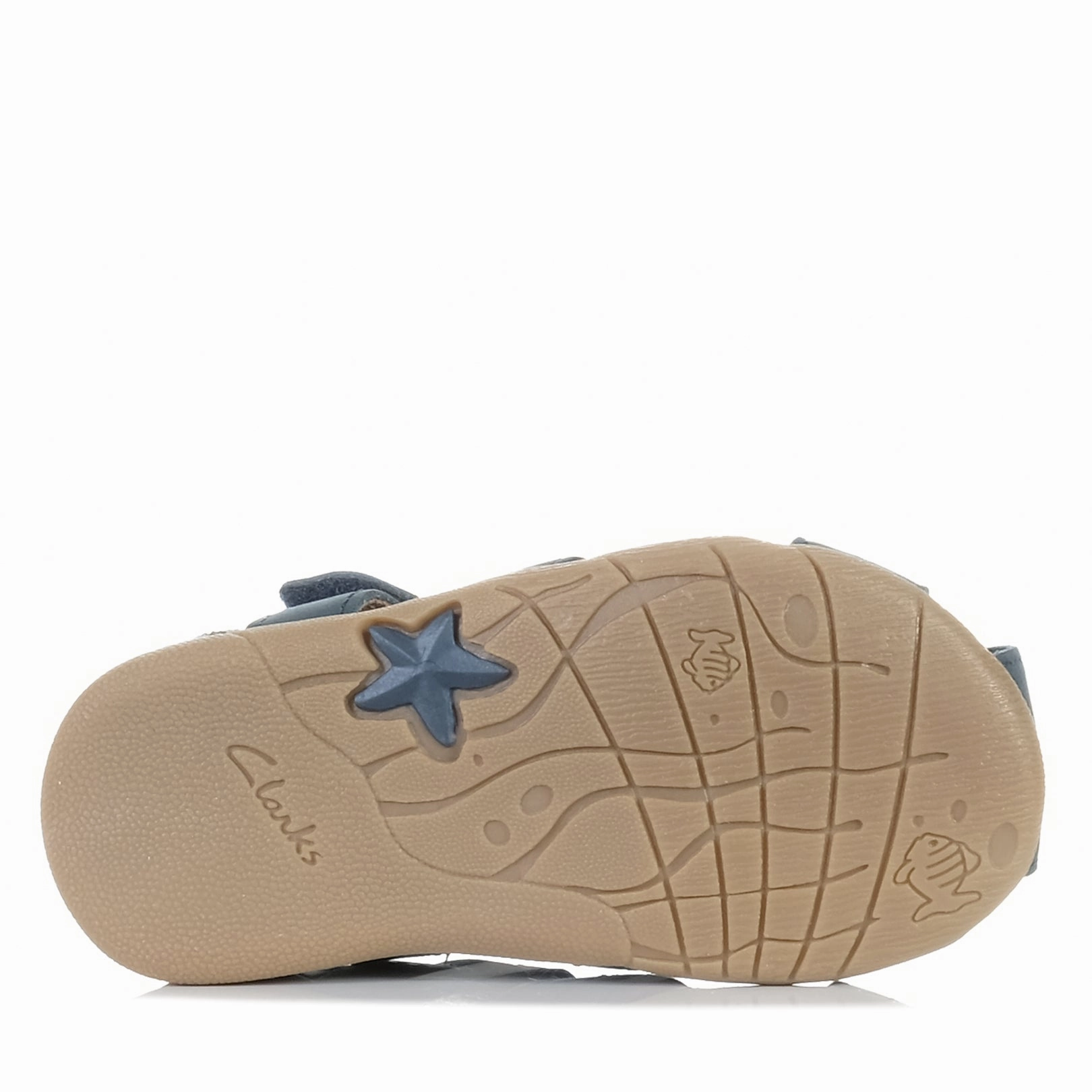 Clarks Sterling D Navy Elevated Stiletto Sandals