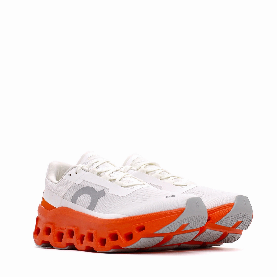 Classic Lacing ON Women Cloudmonster White Flame 61.97724