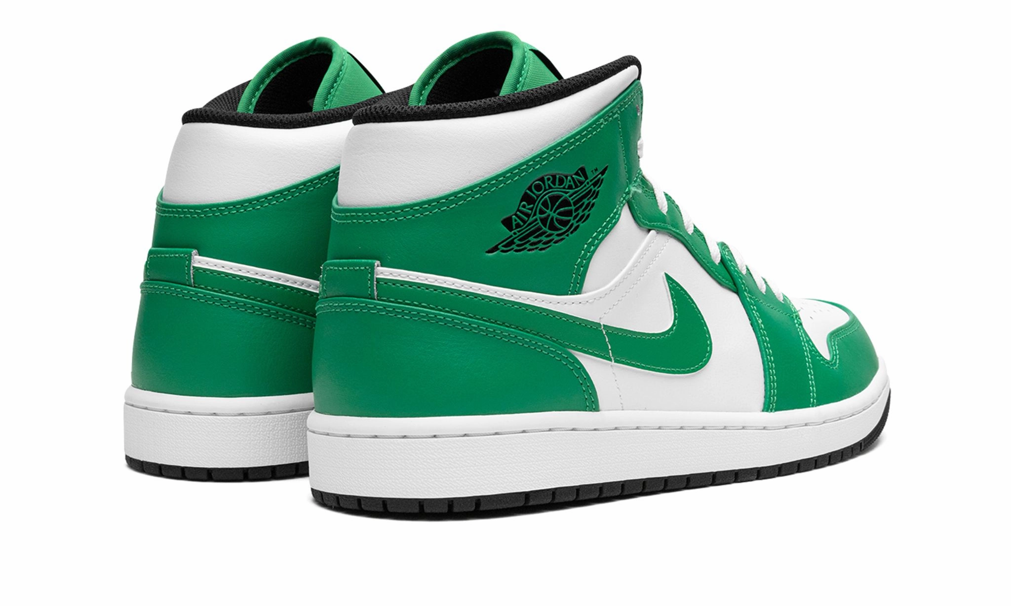 Clean Build Air Jordan 1 Mid Lucky Green
