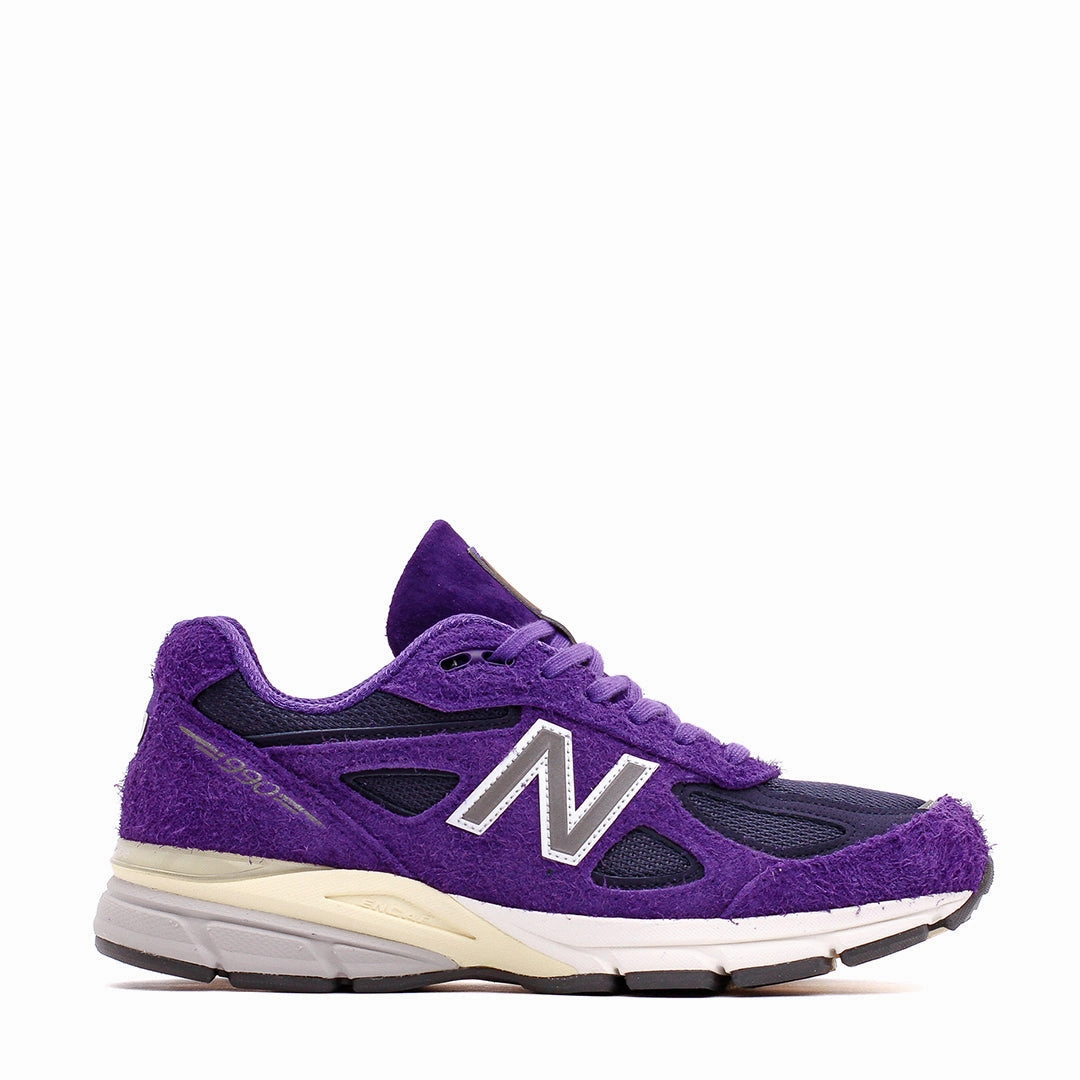 Cloud Flow New Balance Unisex 990v4 Plum Made In USA U990TB4