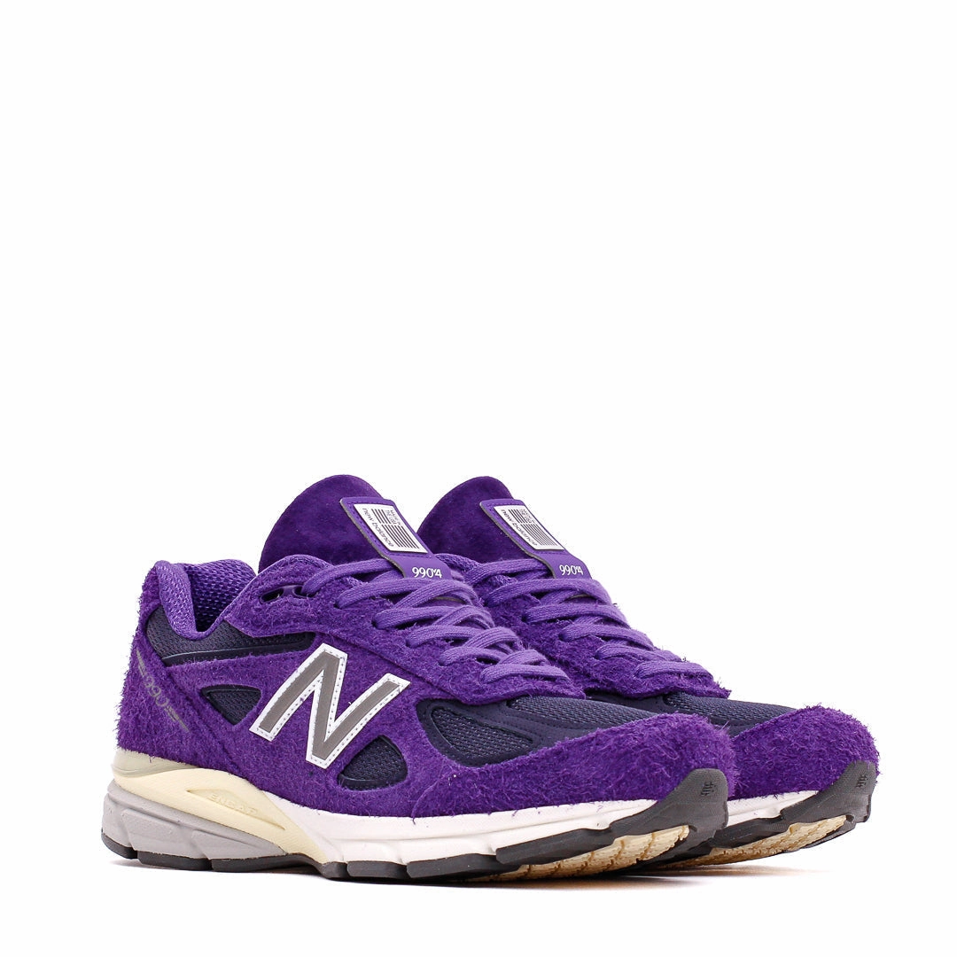 Cloud Flow New Balance Unisex 990v4 Plum Made In USA U990TB4