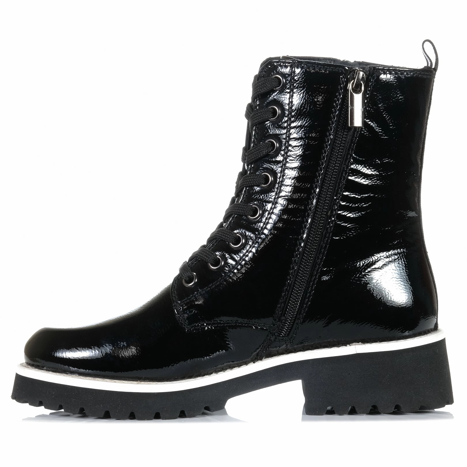 Combat Sole Josef Seibel Sallina 08 Schwarz Black Patent