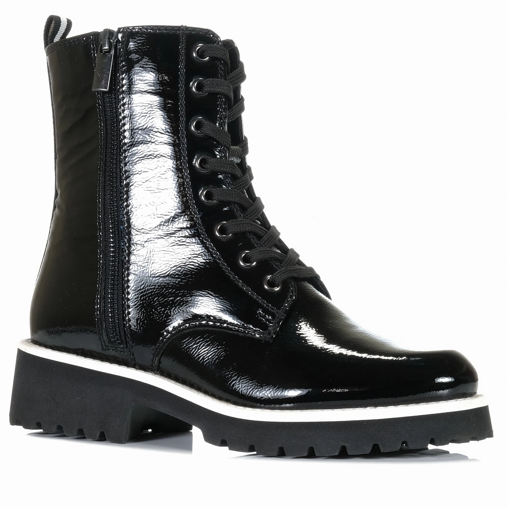 Comfortable Style Adventurous Spirit Josef Seibel Sallina 08 Schwarz Black Patent