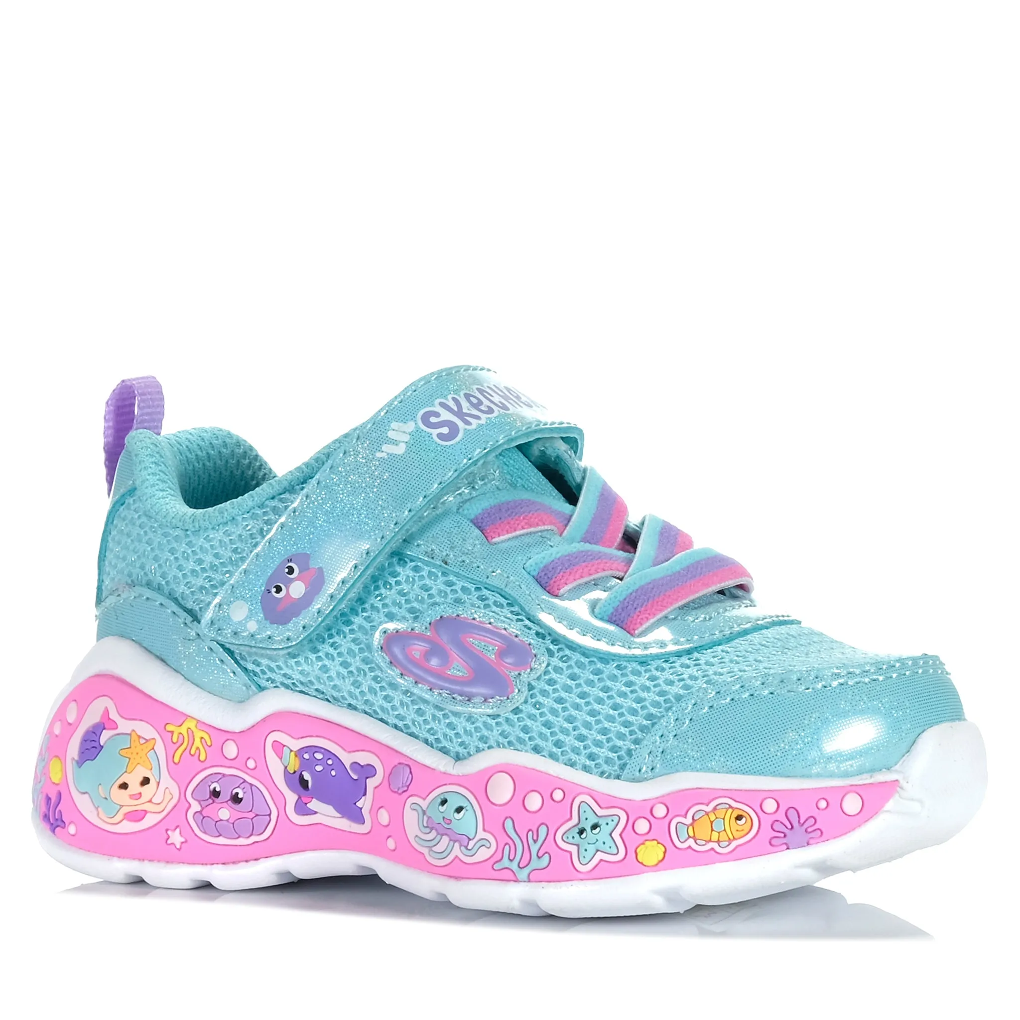 Comfort Build Skechers Play Scene - Fun Squad 303158N Turquoise/Multi