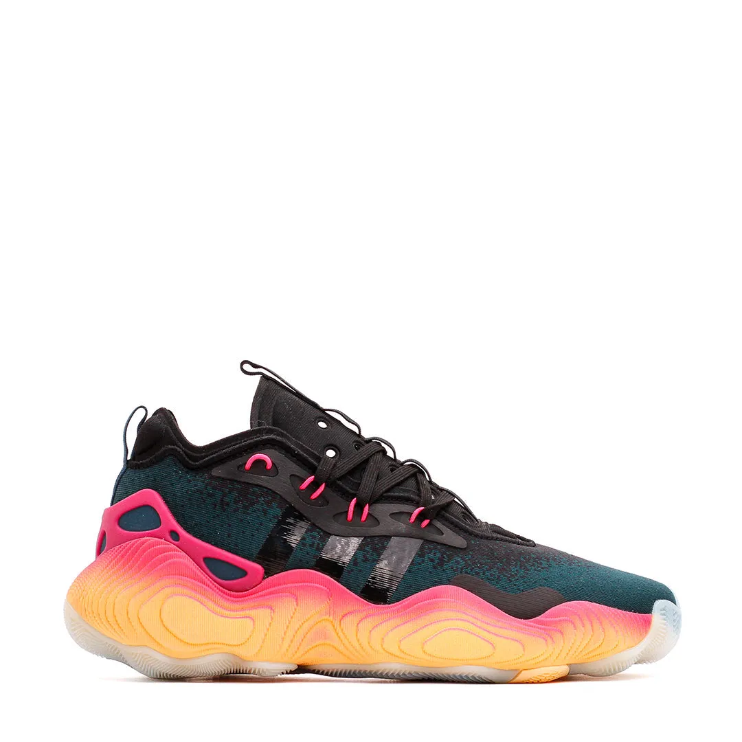 Comfort Traction Adidas Basketball Men Trae Young 3 Core Black IE9303