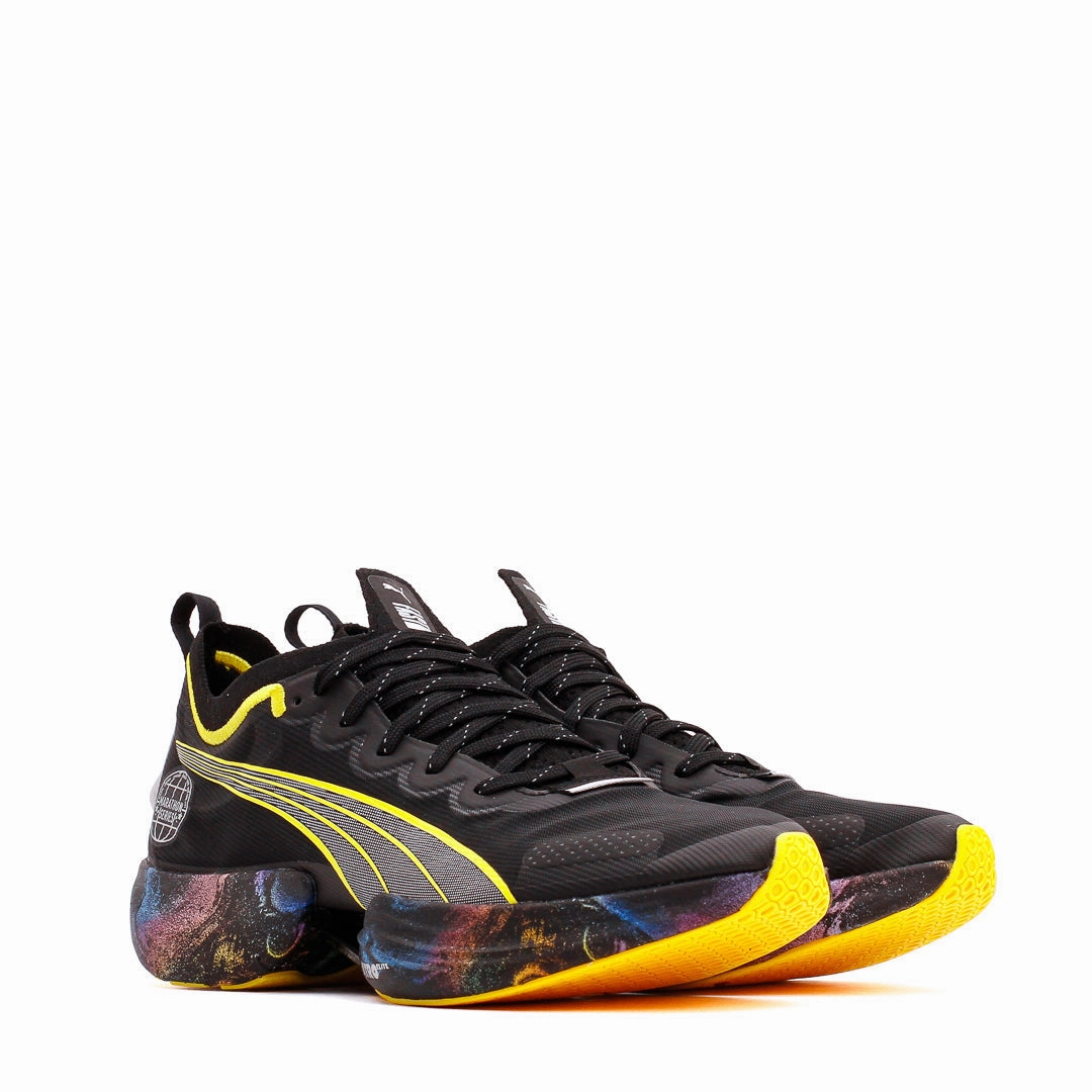 Comfort foam Puma Men Fast-R Nitro Elite Marathon Series Black Yellow 378465-01