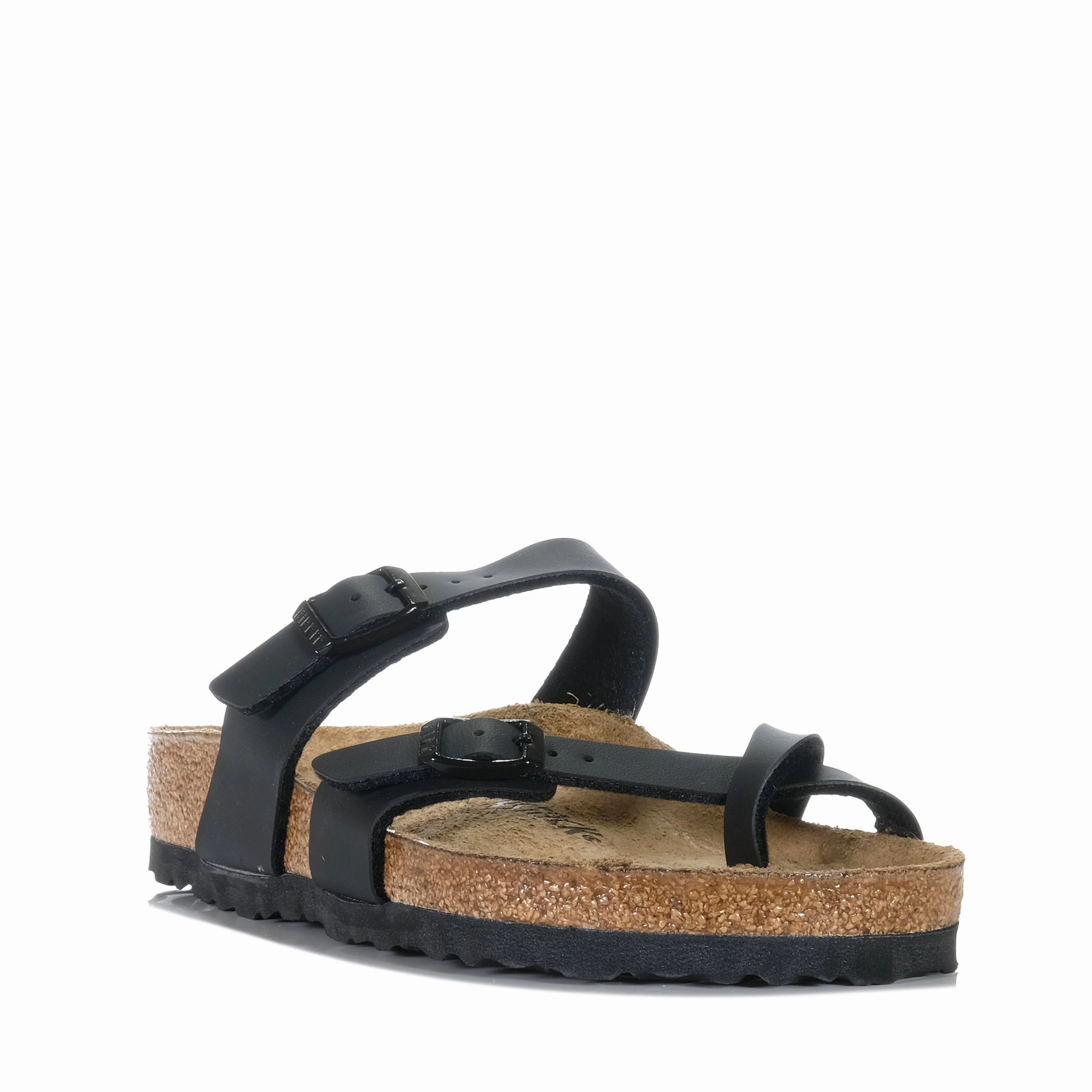 Comfortable Designer Heels Birkenstock Mayari Birko-Flor (Regular) Black