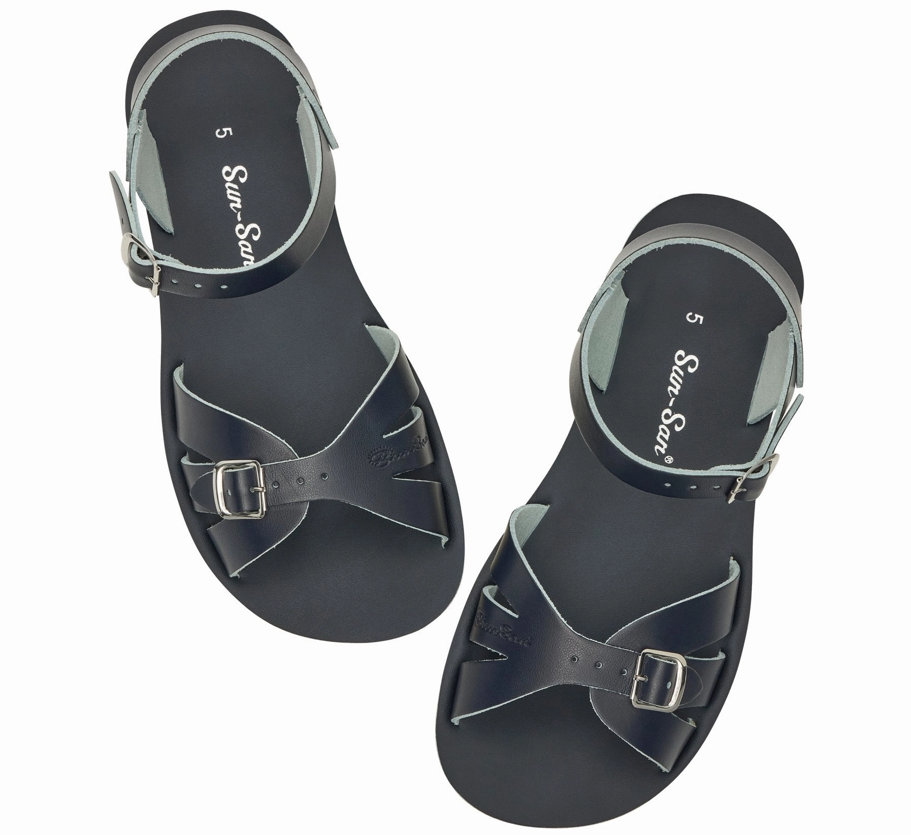 Outdoor Walking Comfort Beach Mode Salt Water Sandals Boardwalk - Navy