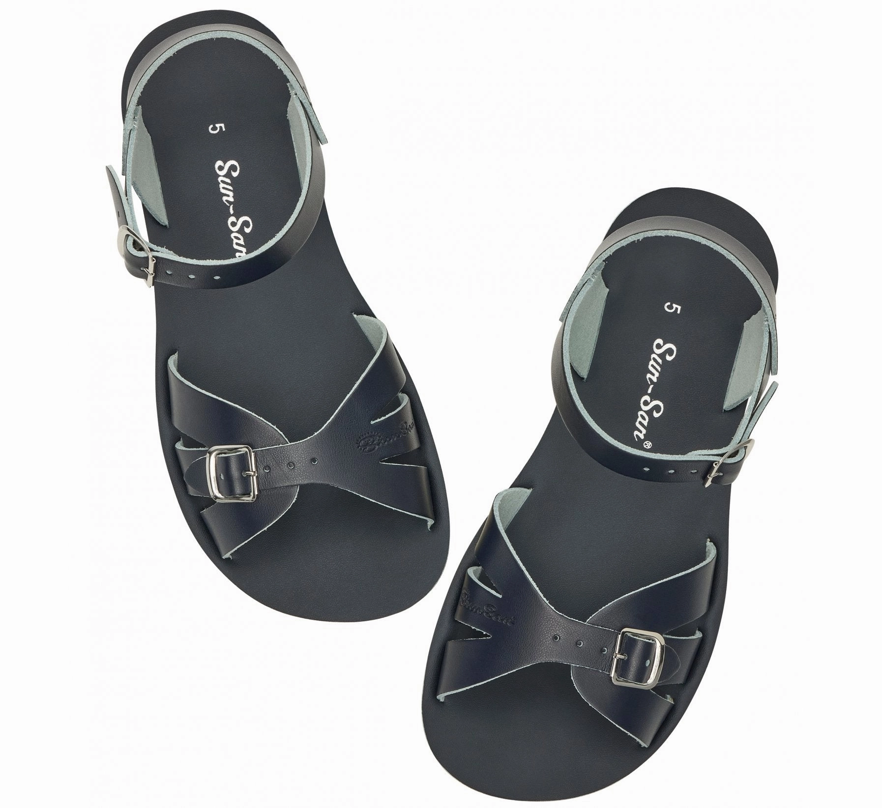 Comfortable Luxe Sandals Salt Water Sandals Boardwalk - Navy