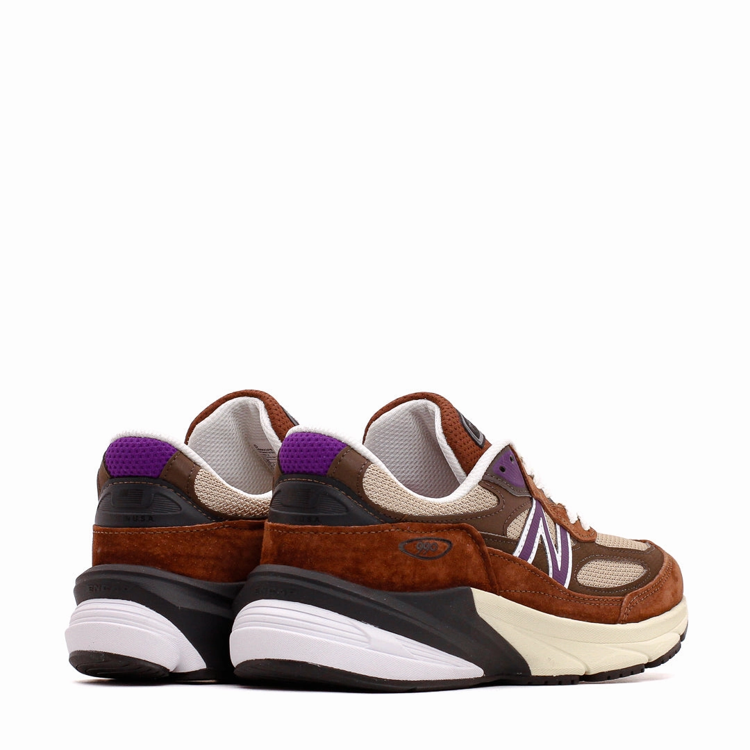 Comfortable Slip-On New Balance Unisex 990v6 Rich Oak Cosmic Grape U990OP6