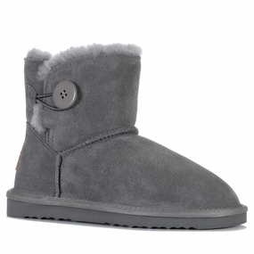 Soft Material Grosby Button Ugg Dark Grey