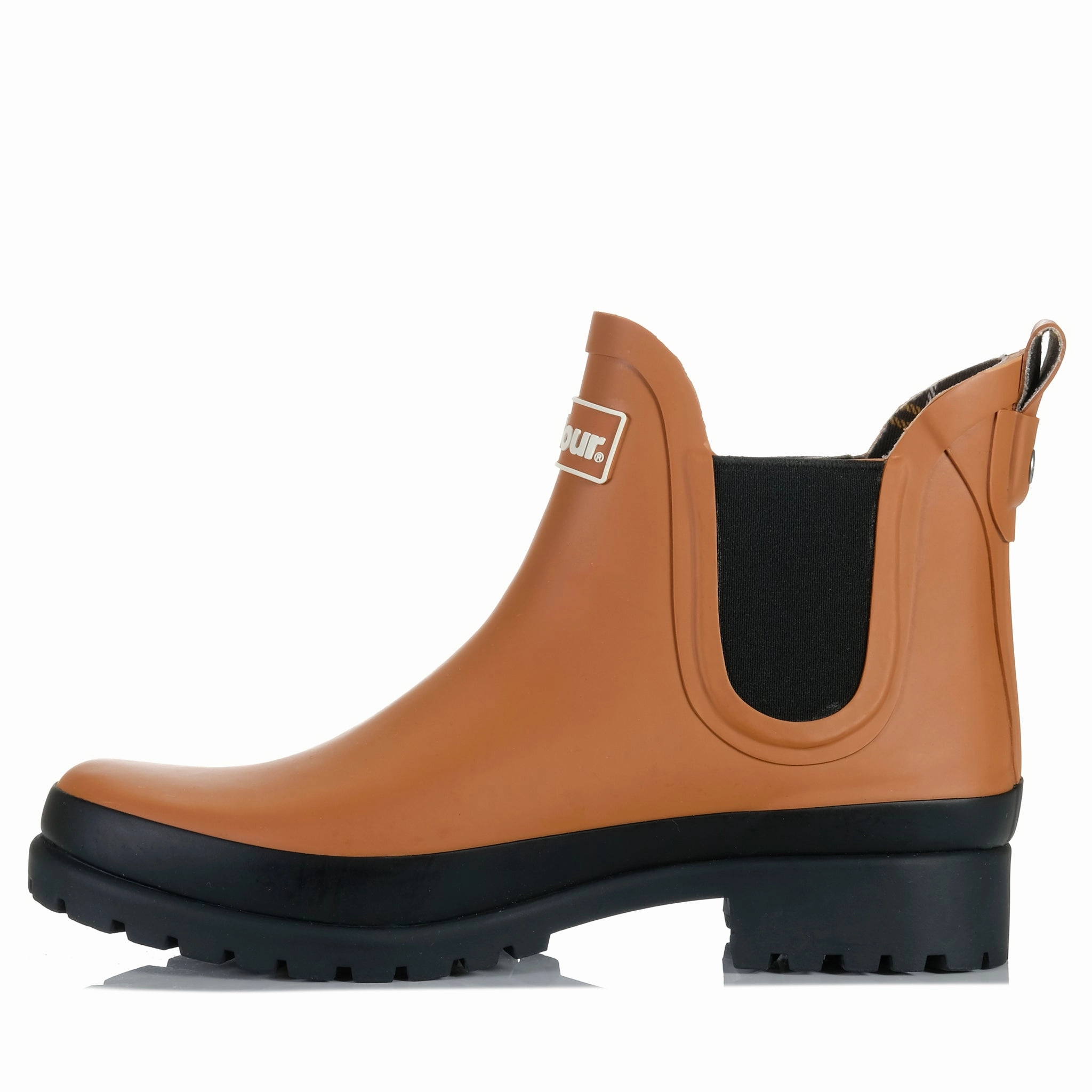 Comfortable Tongue Barbour Mallow Chelsea Wellingtons Bran/Black