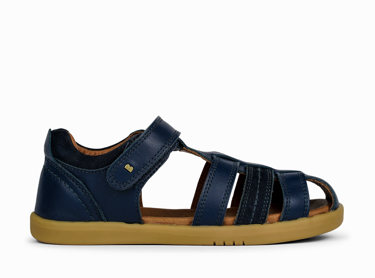 Bobux KID  Roam Sandal - Navy Flexible Motion Wave Fun