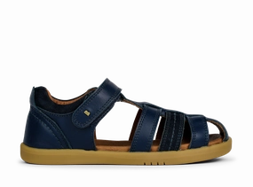 Bobux KID  Roam Sandal - Navy Flexible Motion Wave Fun
