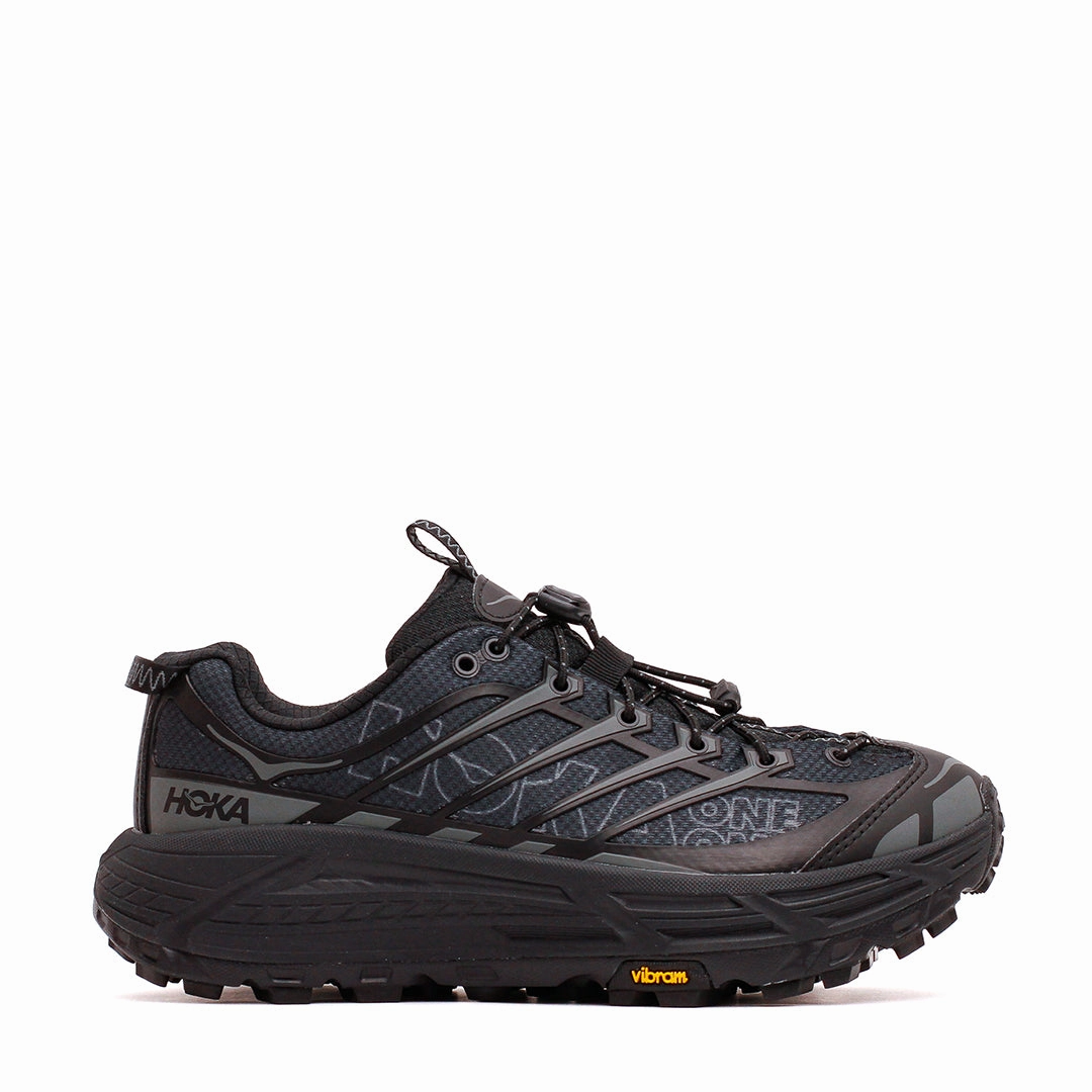 Comfy Flow Hoka One One Unisex Mafate Three2 Wordmark Black Outer Orbit 1175490-BCKT