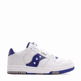 View Stop Commuter Friendly Saucony Men Sonic Low White Royal S70749-1