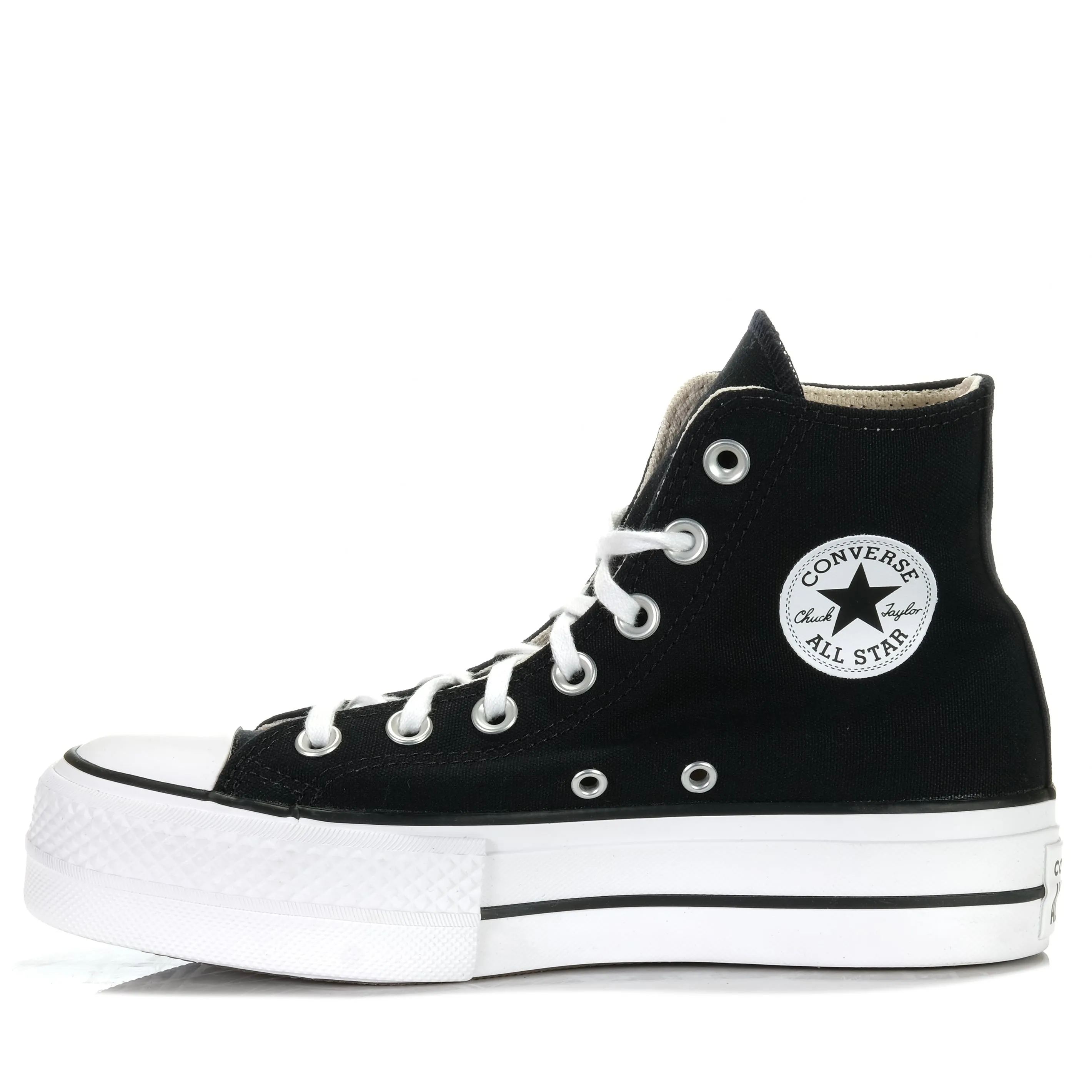 Converse Chuck Taylor All Star Lift High Top Black/White Stylish Slip-Ons