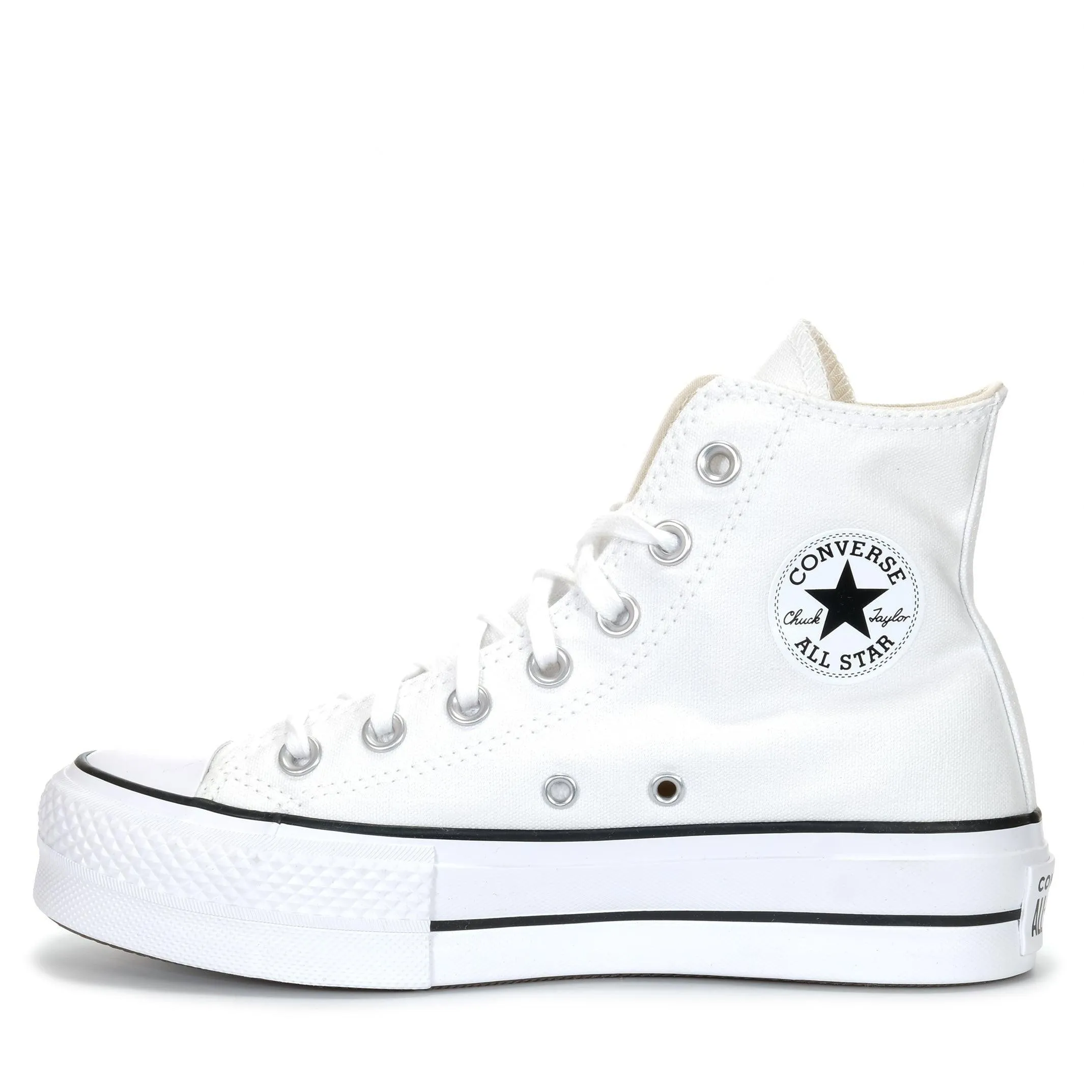 Converse Chuck Taylor All Star Lift High Top White Refined fit