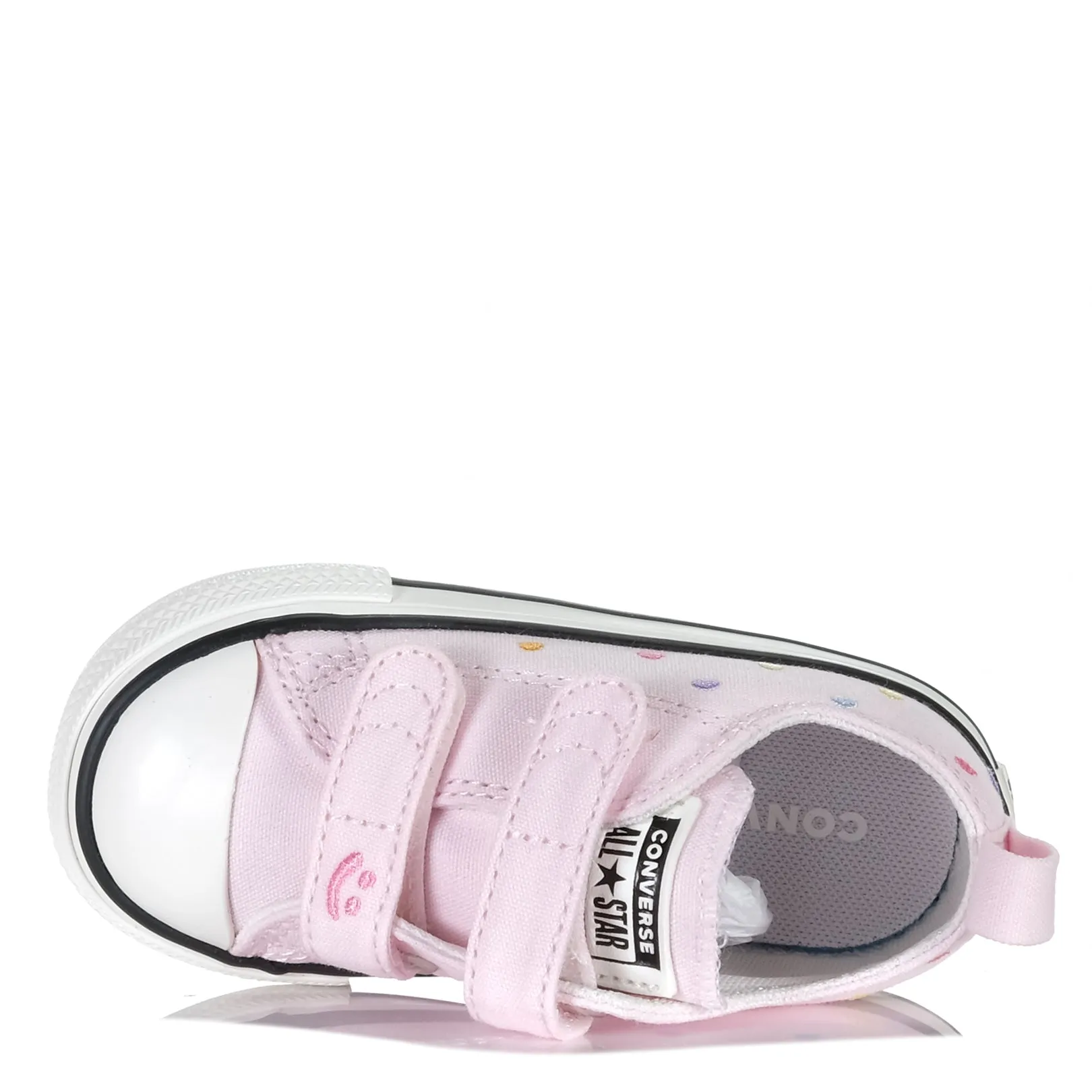 Converse Chuck Taylor Infant Polka Dot 2V Sugar Berry Supportive support