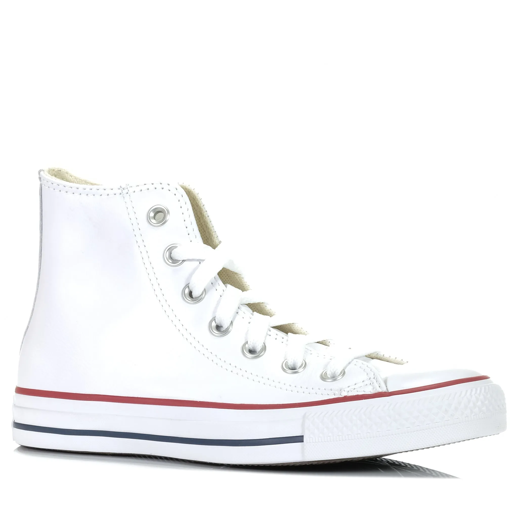 Active Step Converse CT All Star Leather High Top White