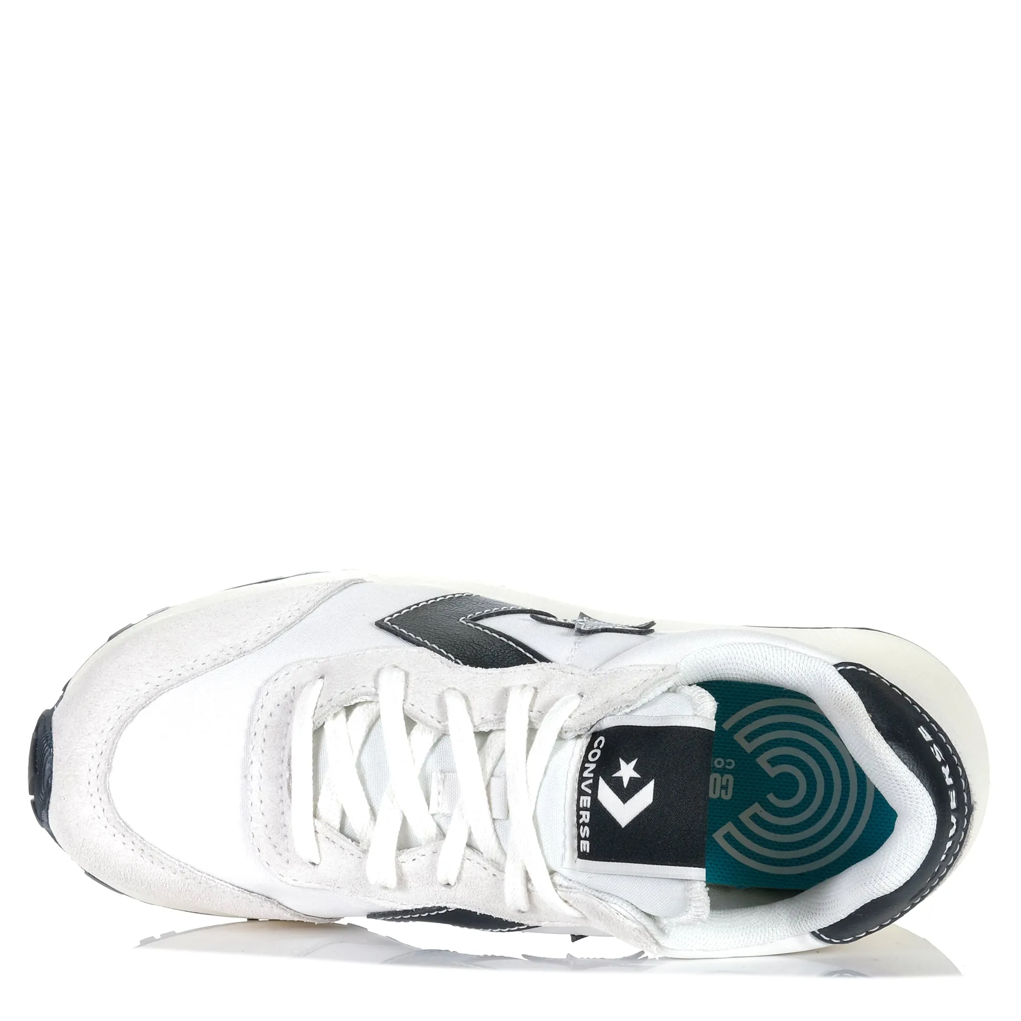 Converse Omega Trainer Low Vintage White/Black Cushioned Heel Support