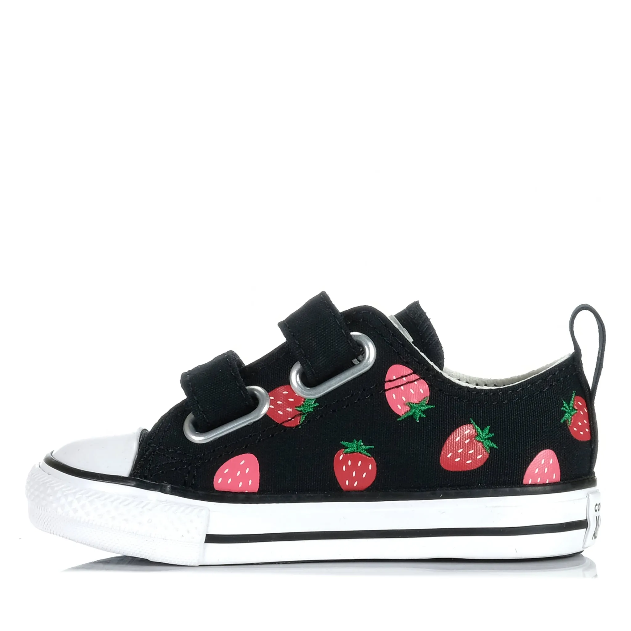 Converse Toddler Chuck Taylor Strawberries 2V Low Black/Red Energy Core