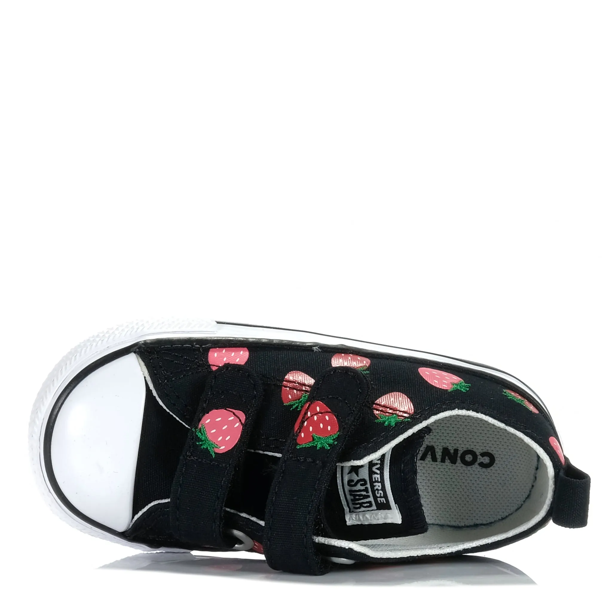 Converse Toddler Chuck Taylor Strawberries 2V Low Black/Red Energy Core