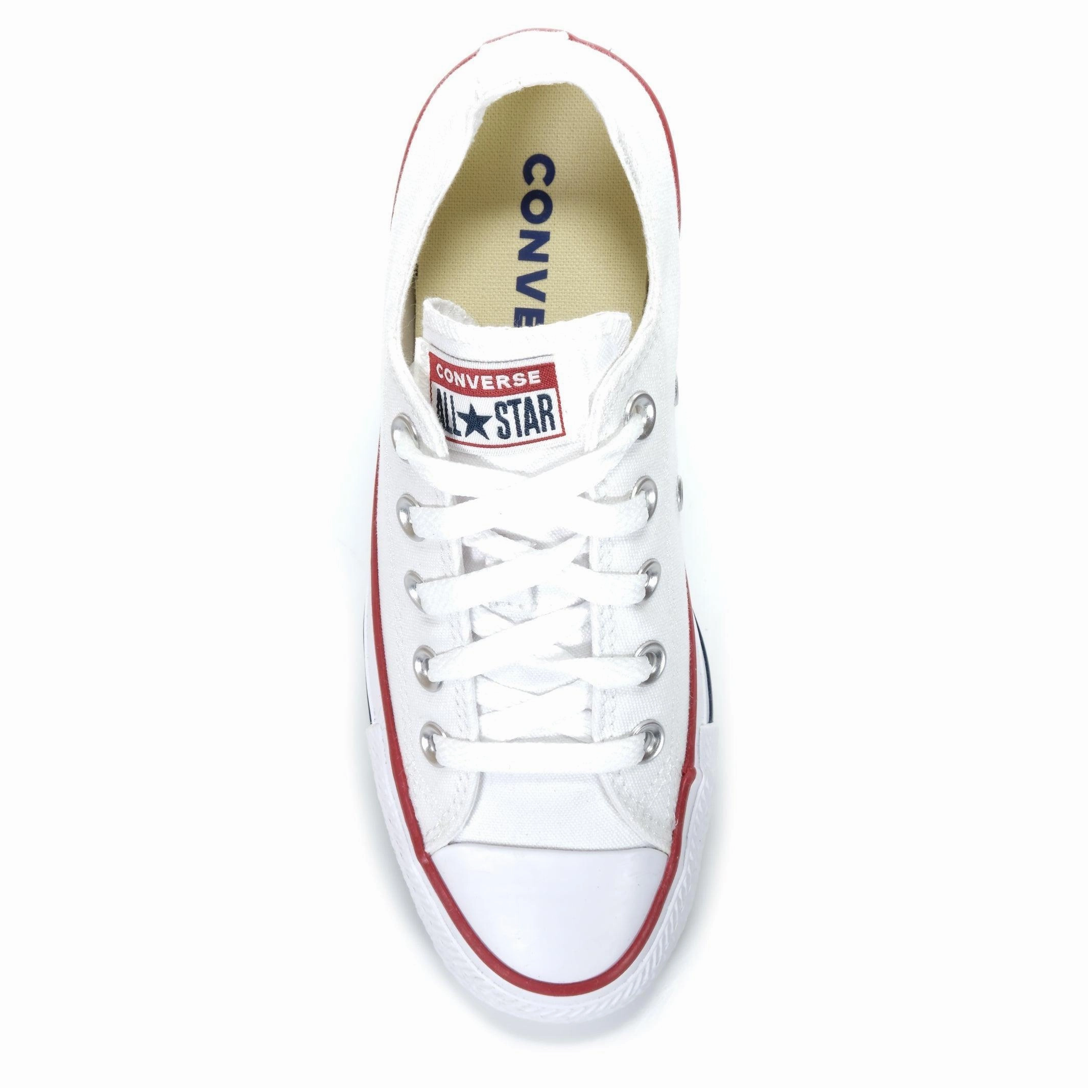 Converse Chuck Taylor All Star Low Optical White Clear Lines