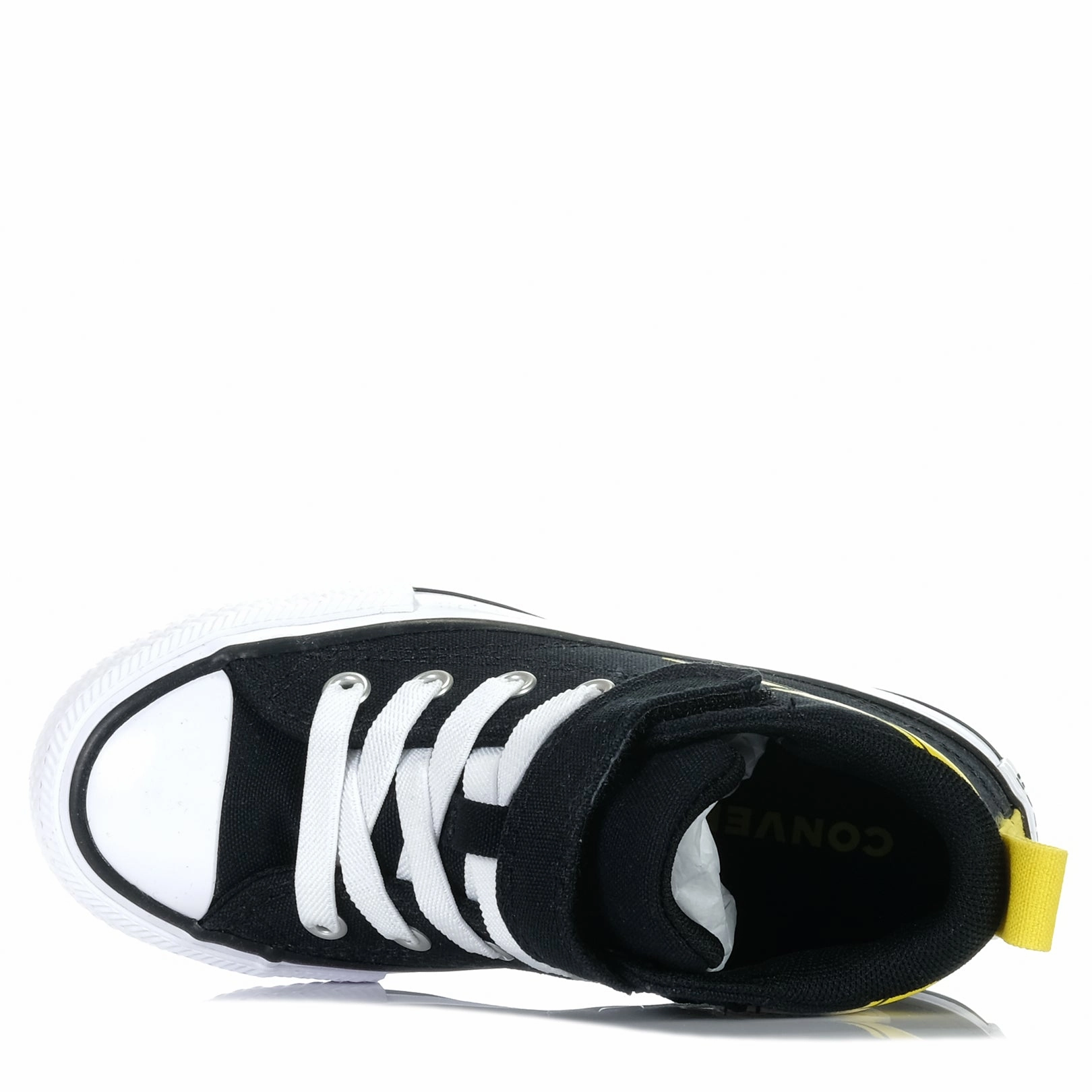Converse Chuck Taylor Kids Malden Street Bolt Mid Black/White Athletic Design