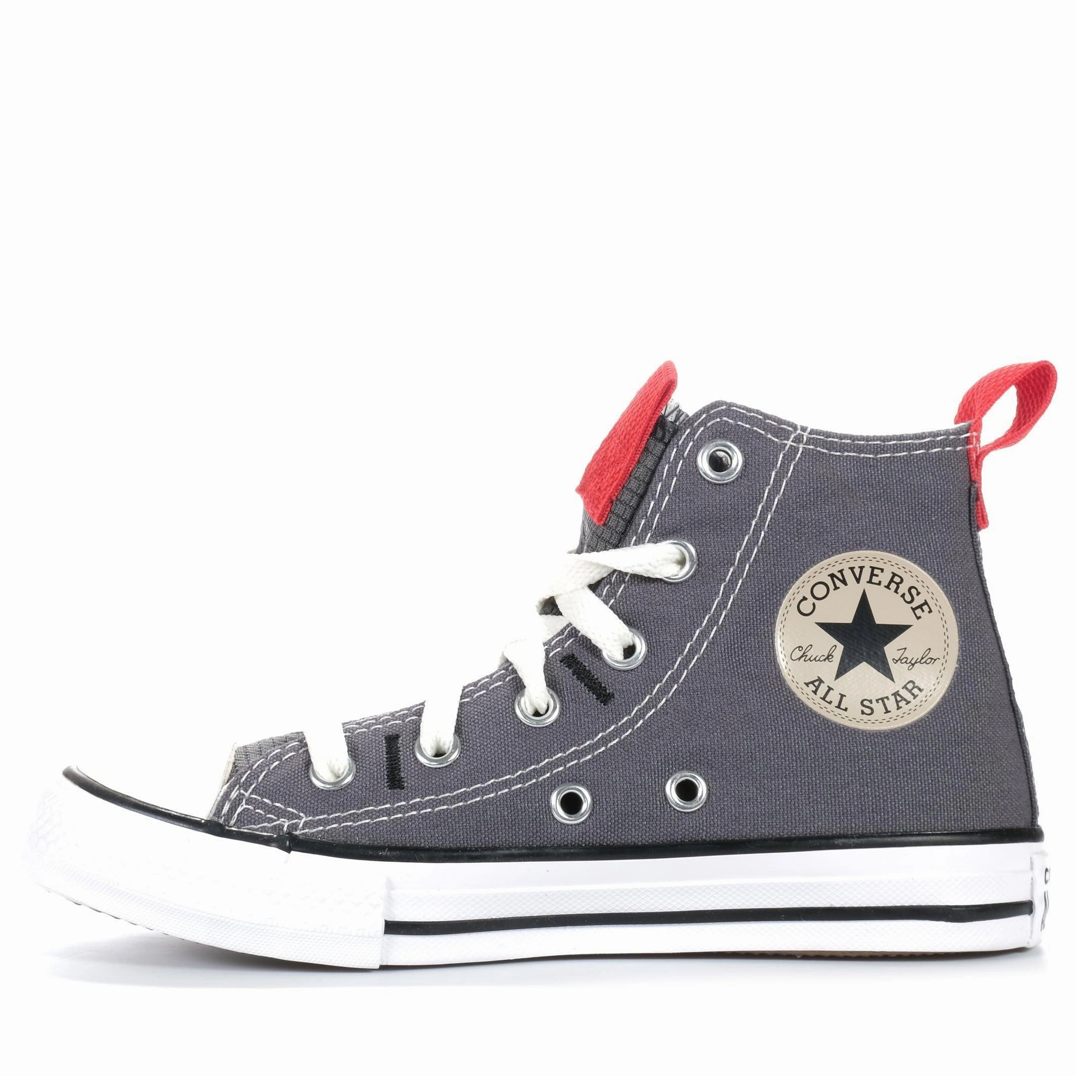 Converse Chuck Taylor Kids Relaxed High Grey Stylish Trek