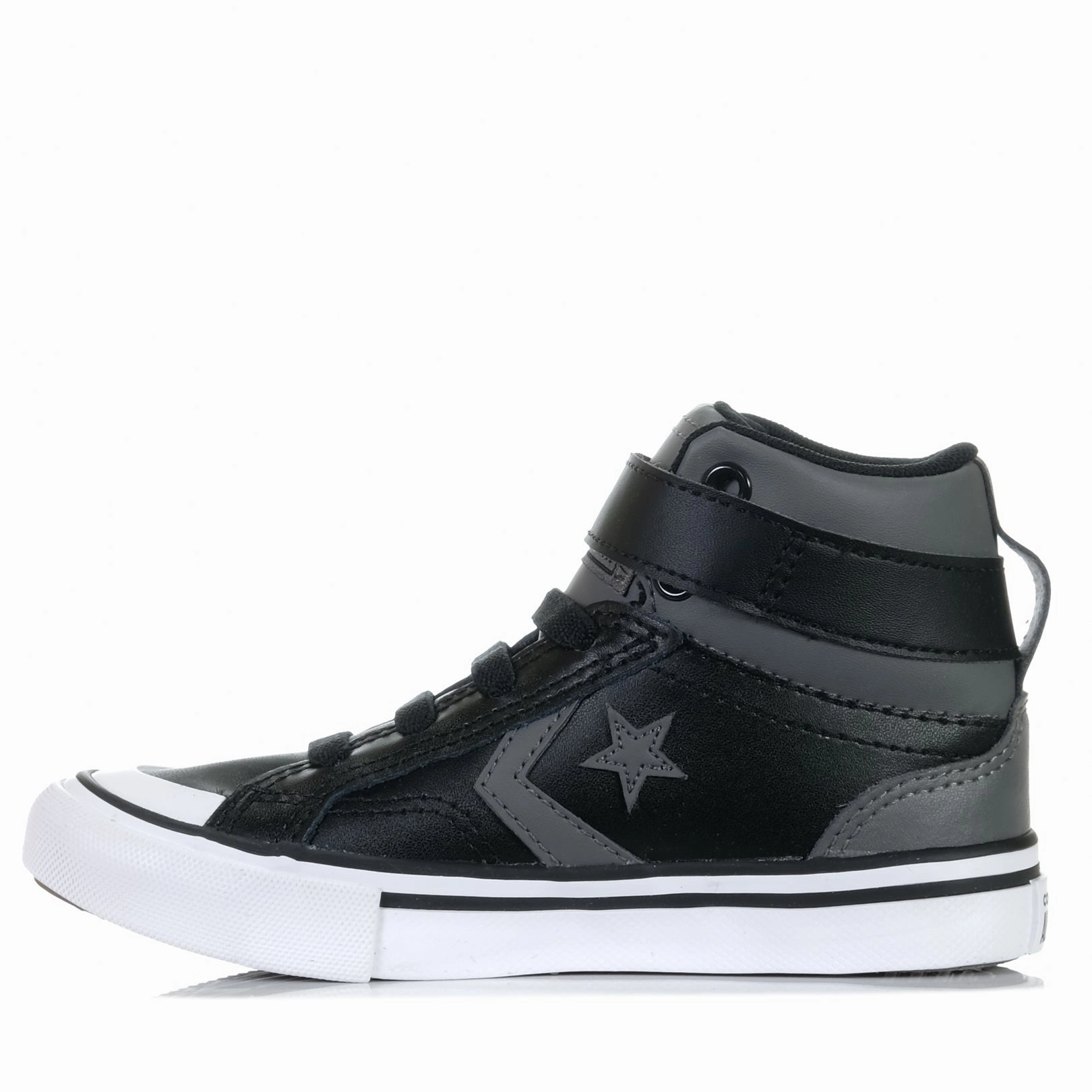 Converse Pro Blaze Easy-On Strap Hi Sharkskin/Black Strapped