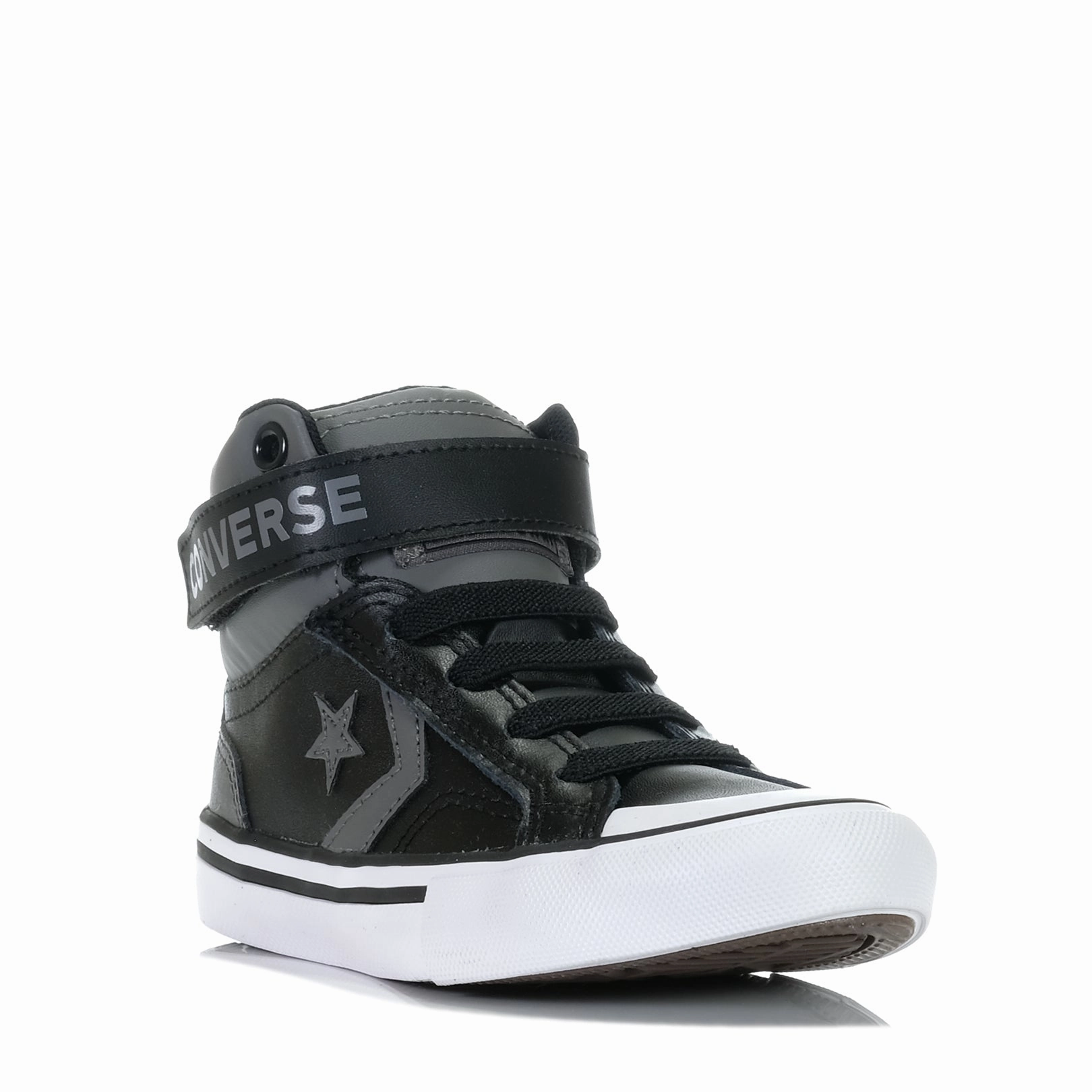 Converse Pro Blaze Easy-On Strap Hi Sharkskin/Black Strapped