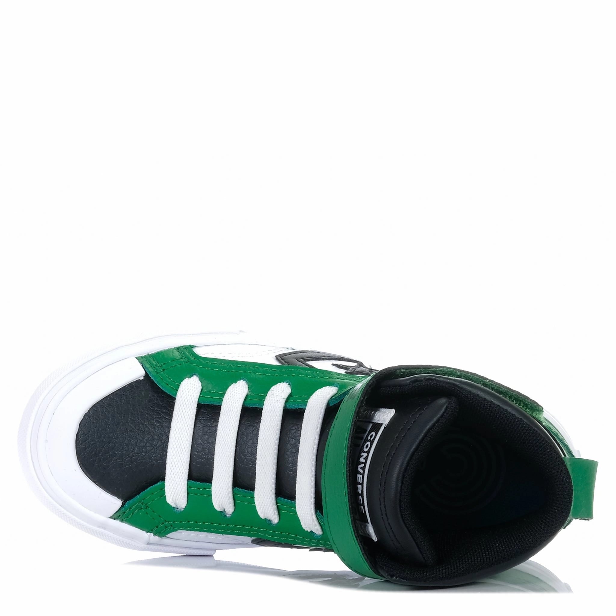 Converse Pro Blaze Strap Hi White/Green synthetic material