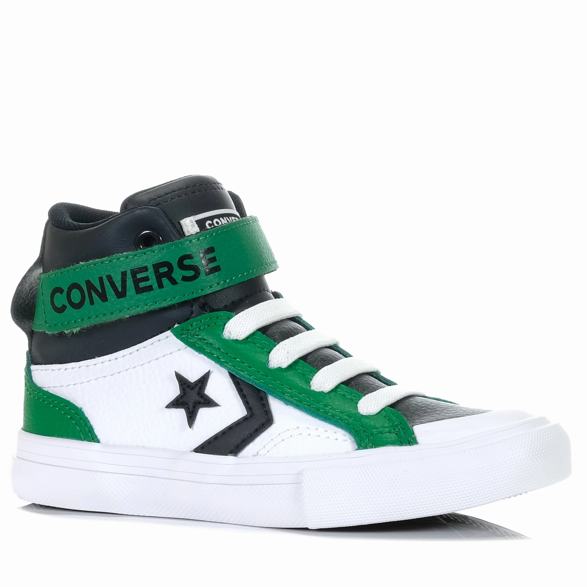 Converse Pro Blaze Strap Hi White/Green synthetic material