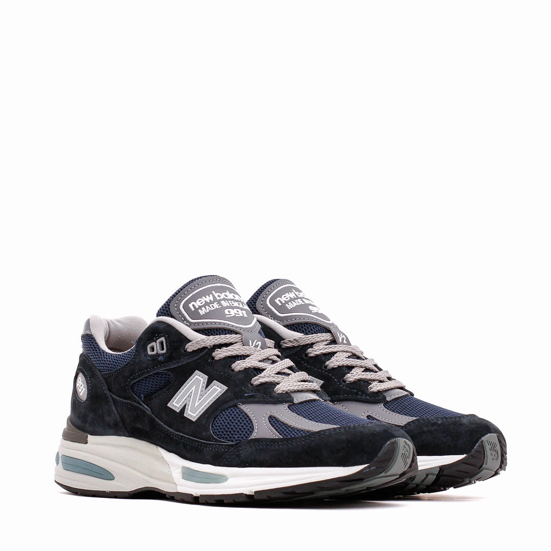 Cool Trend New Balance Unisex 991v2 Dark Navy Made In UK U991NV2