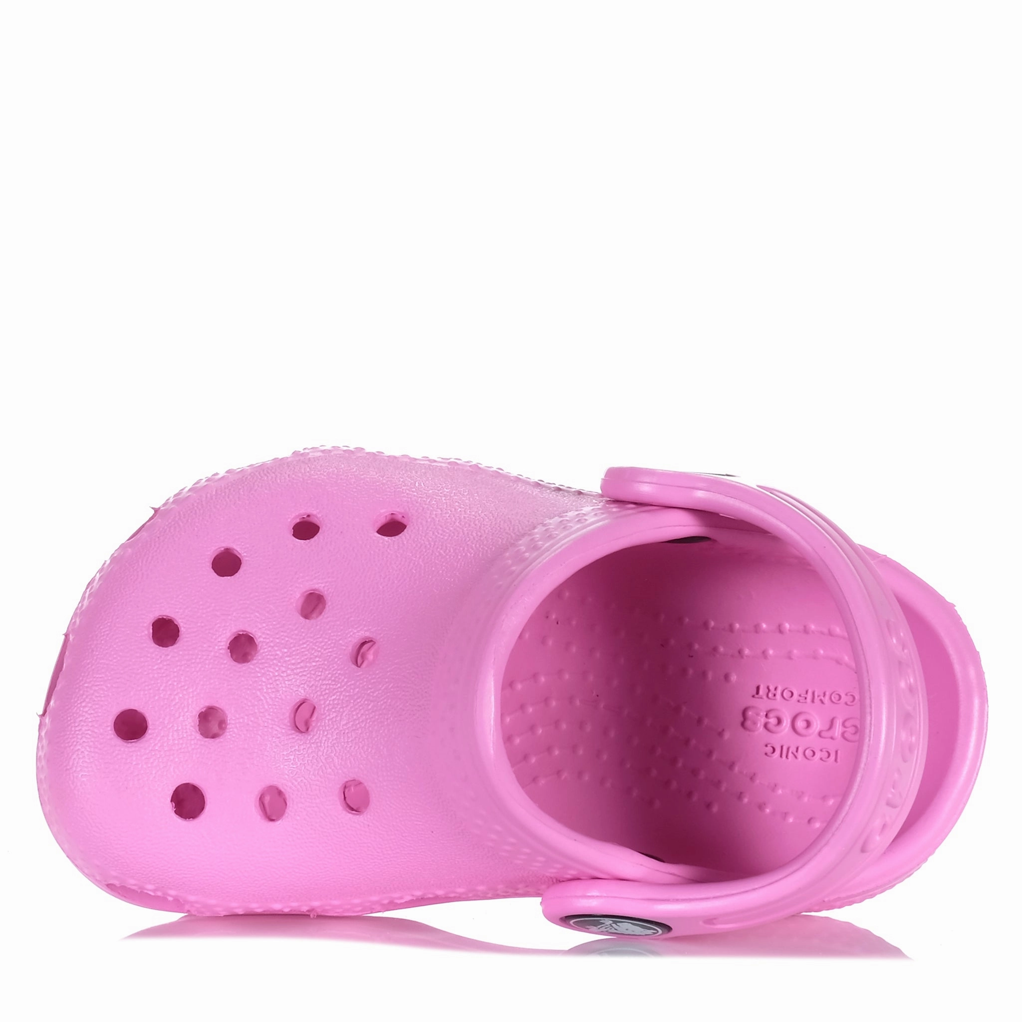 Crocs Classic Clog Toddlers Taffy Pink Ergonomic Curve