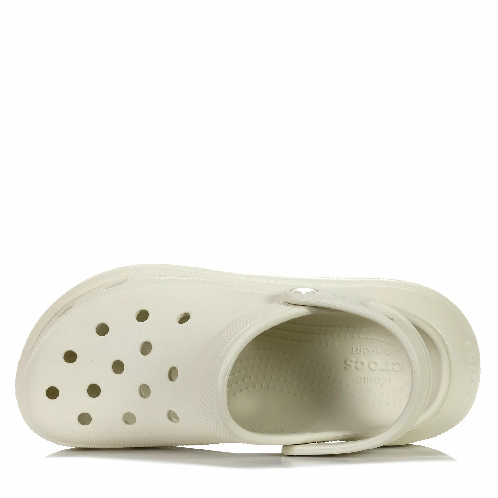Crocs Classic Crush Clog Bone Chic Strap Sandals