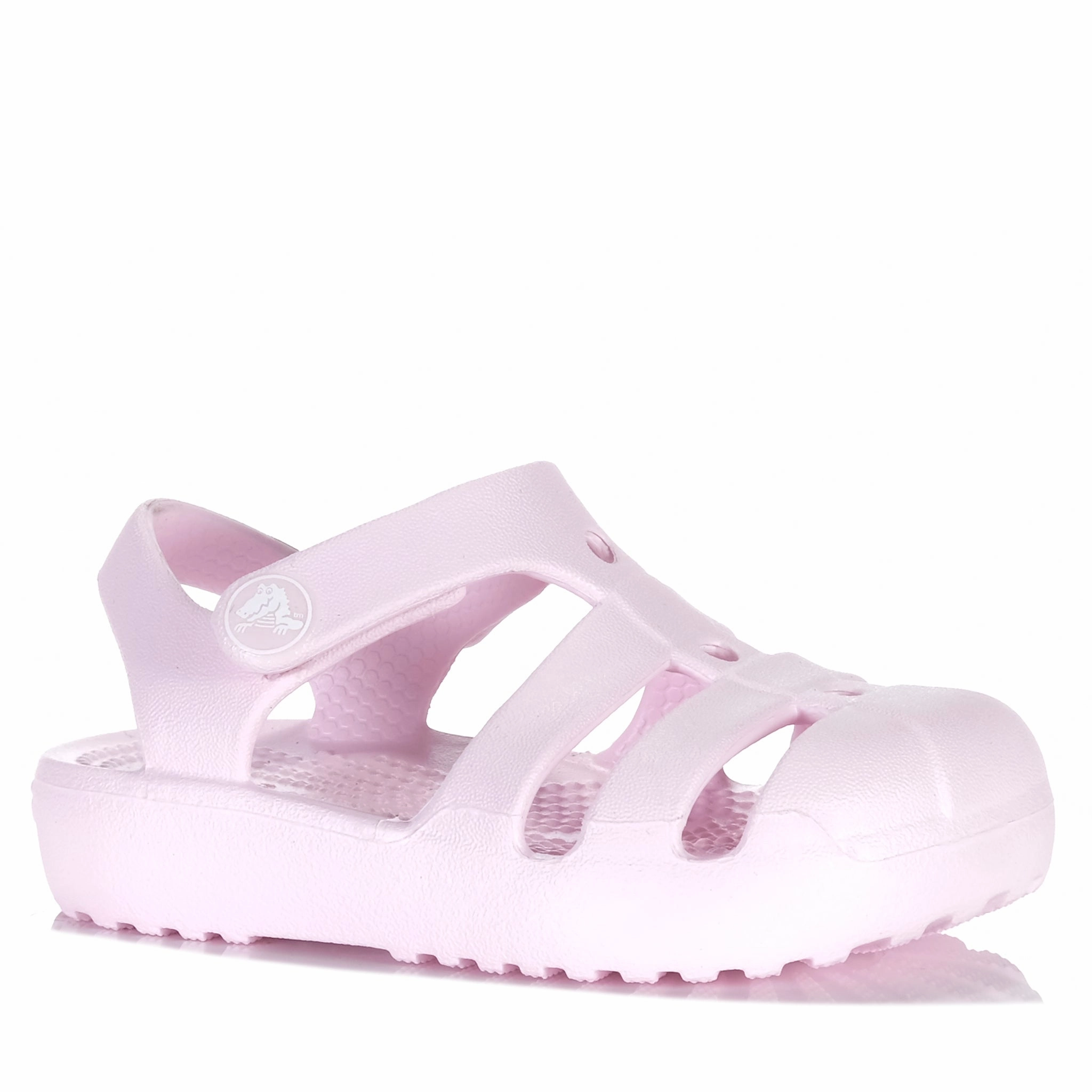 Crocs Classic Fisherman Toddlers Pink Milk Walk Comfort