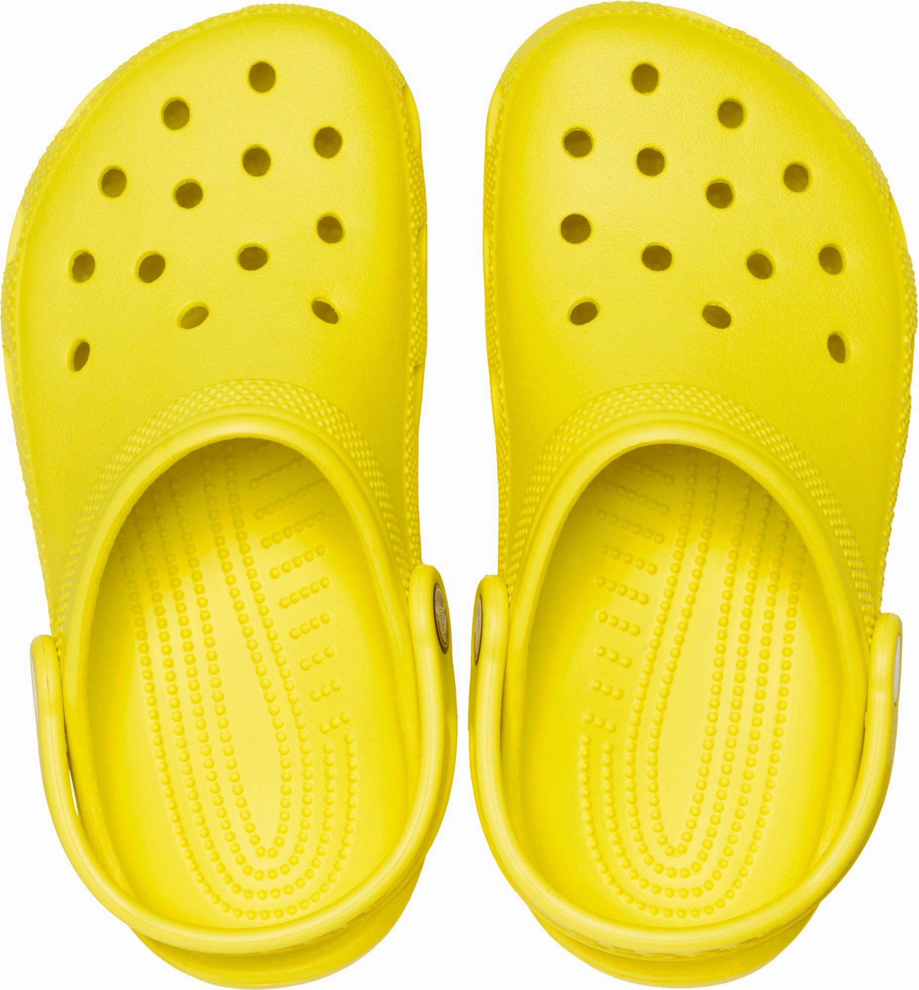 Crocs Kids' Classic Clog - Cyber Yellow Adjustable Outdoor Fit