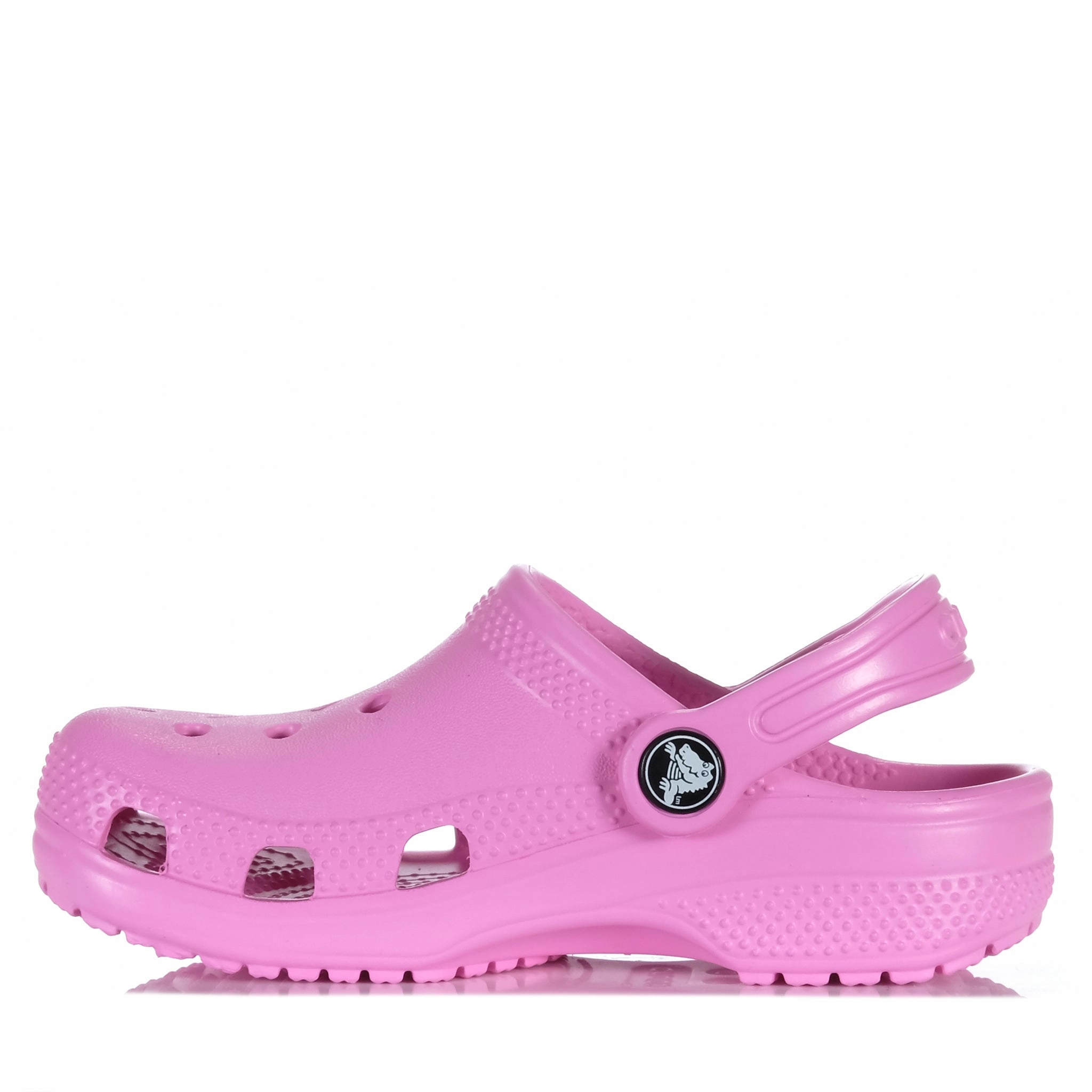 Crocs Kids Classic Clog Taffy Pink Bold Design Footwear