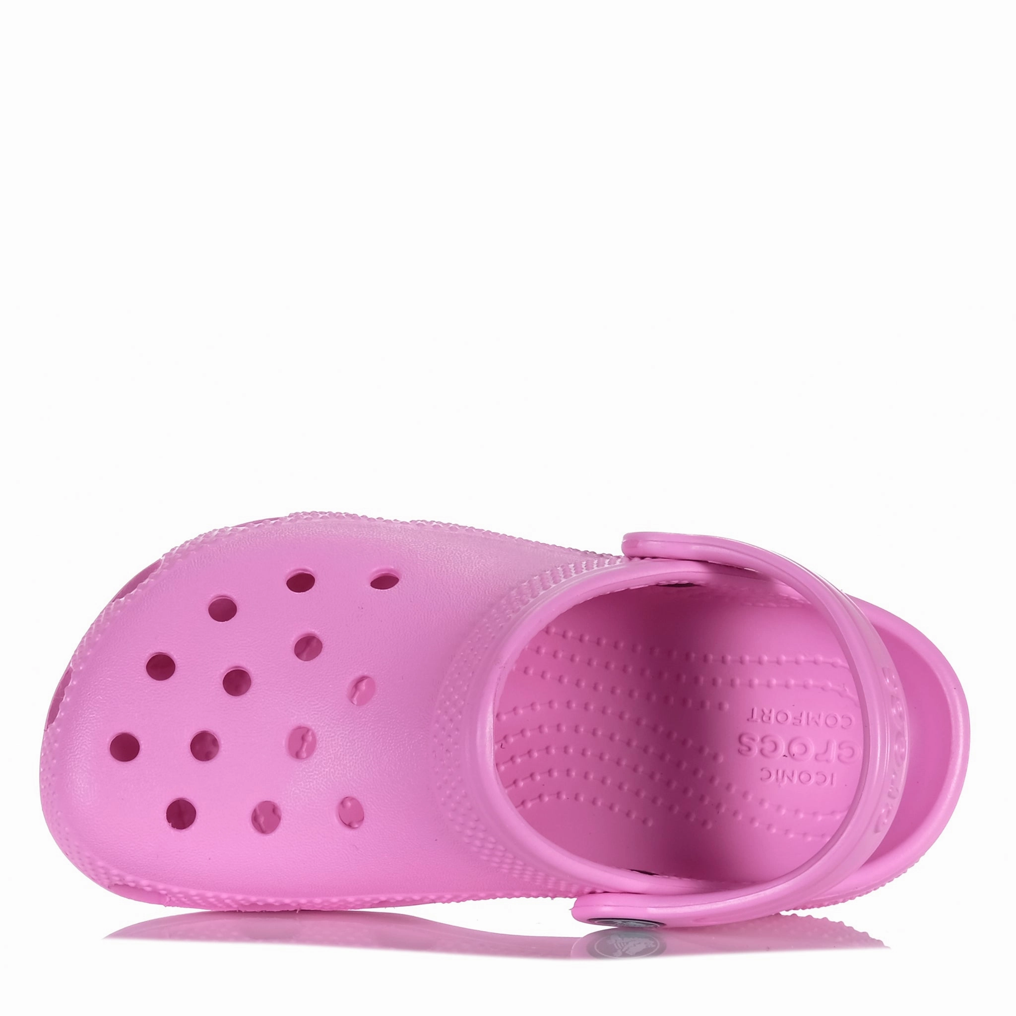 Crocs Kids Classic Clog Taffy Pink Bold Design Footwear