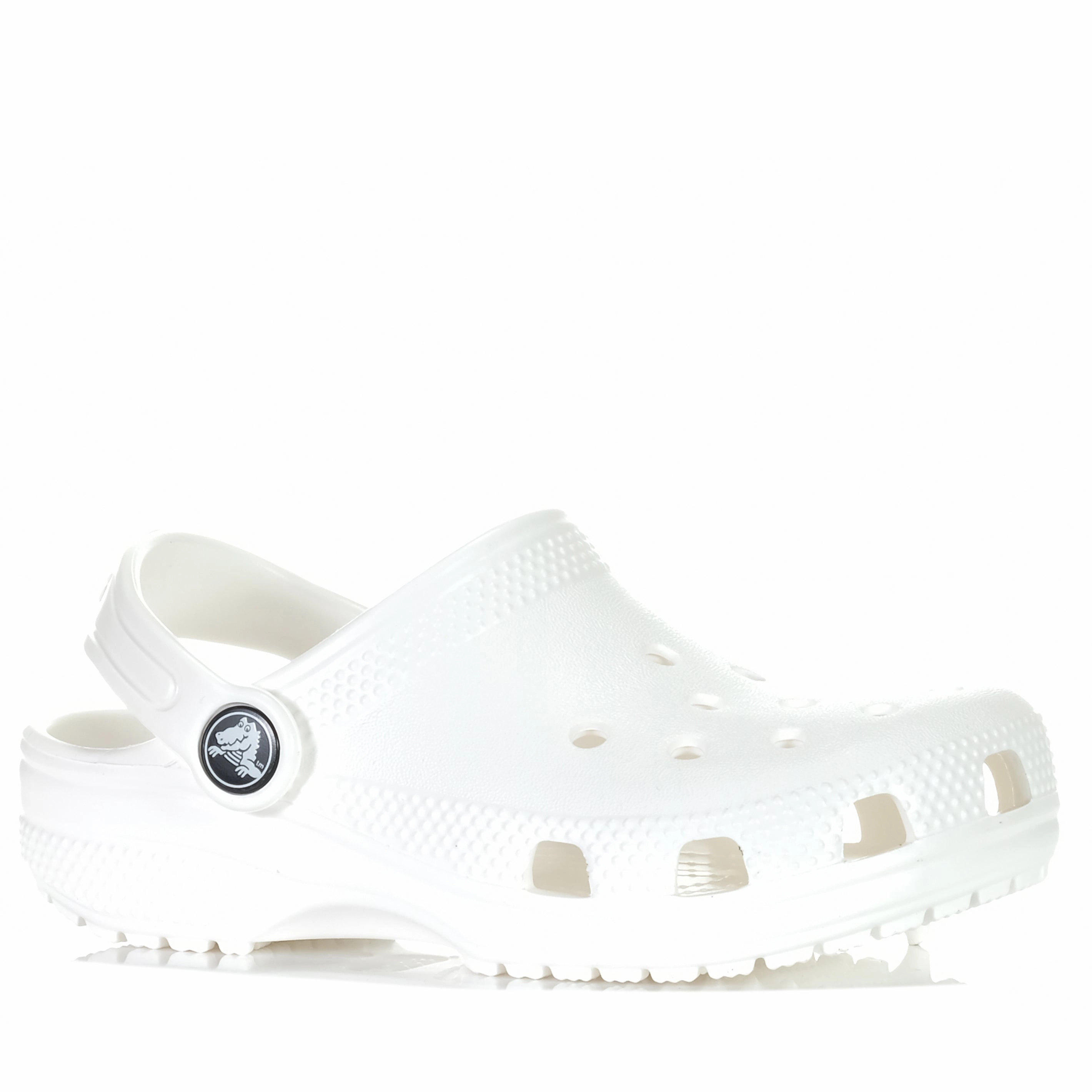 Light Walk Stylish and Comfortable Crocs Kids Classic Clog White