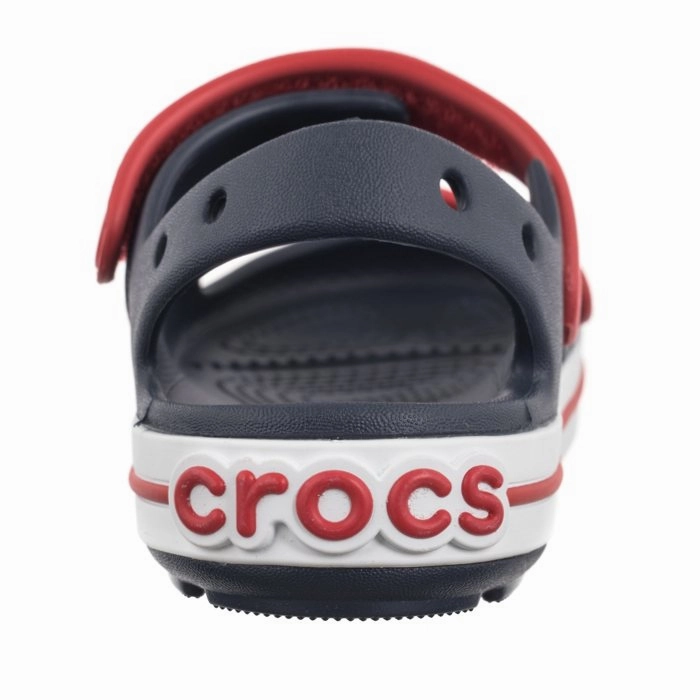 Crocs Kids Crocband Cruiser Sandal Navy/Red Travel-Ready Comfort
