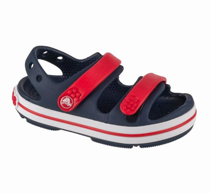 Crocs Kids Crocband Cruiser Sandal Navy/Red Travel-Ready Comfort