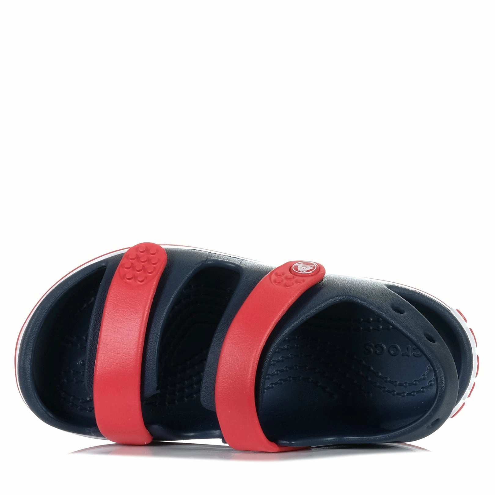 Crocs Kids Crocband Cruiser Sandal Navy/Red Travel-Ready Comfort