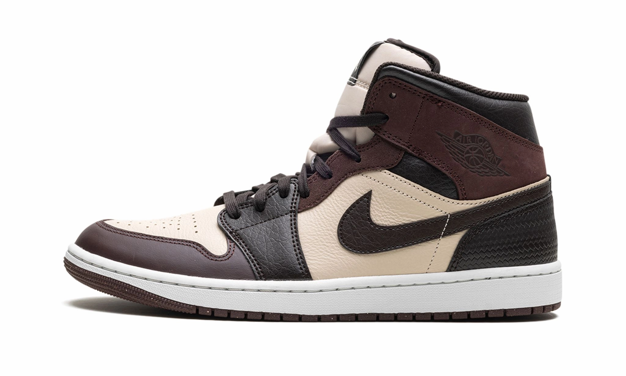 Casual arch Soft Texture Air Jordan 1 Mid SE Paris YMCA / Velvet Brown