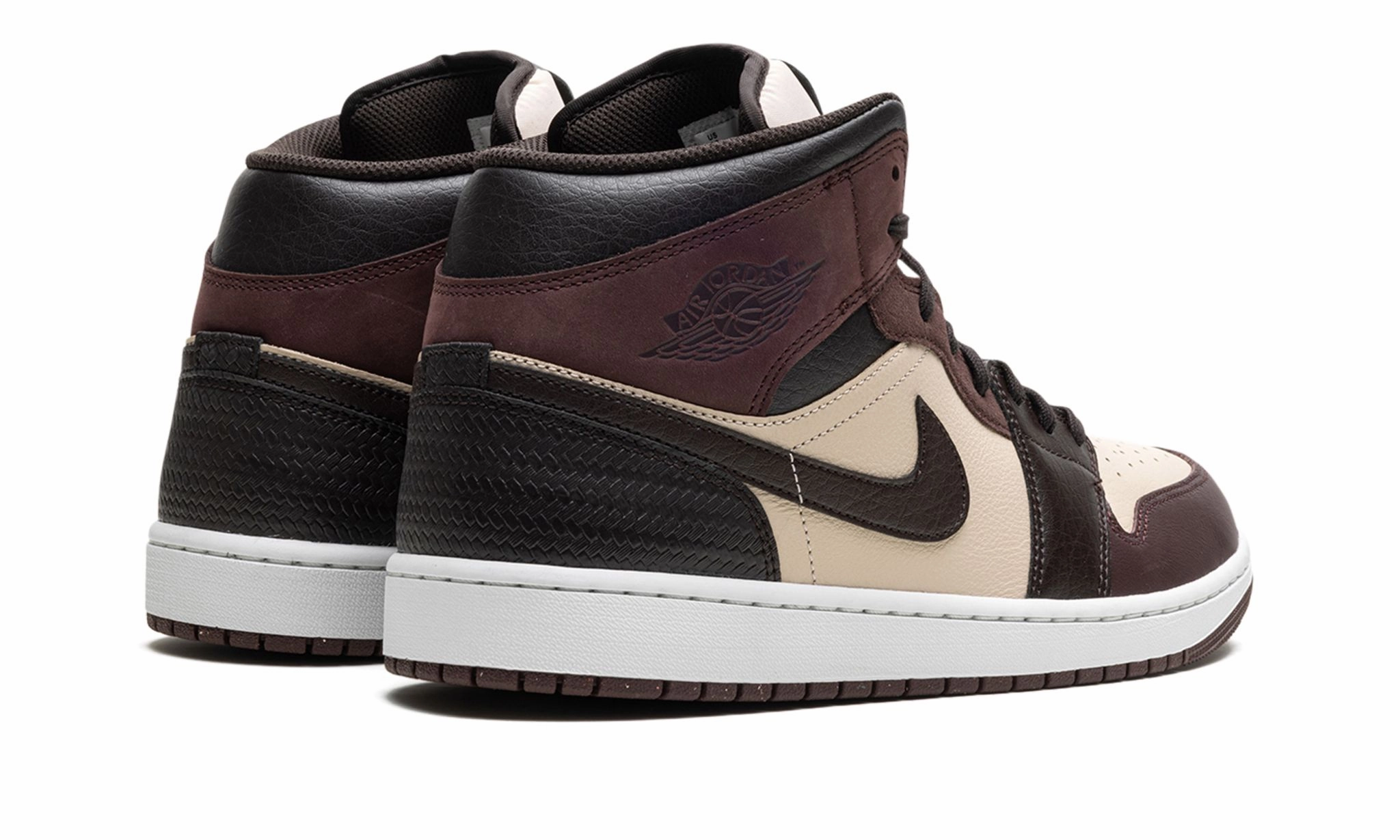 Cushioned Air Jordan 1 Mid SE Paris YMCA / Velvet Brown